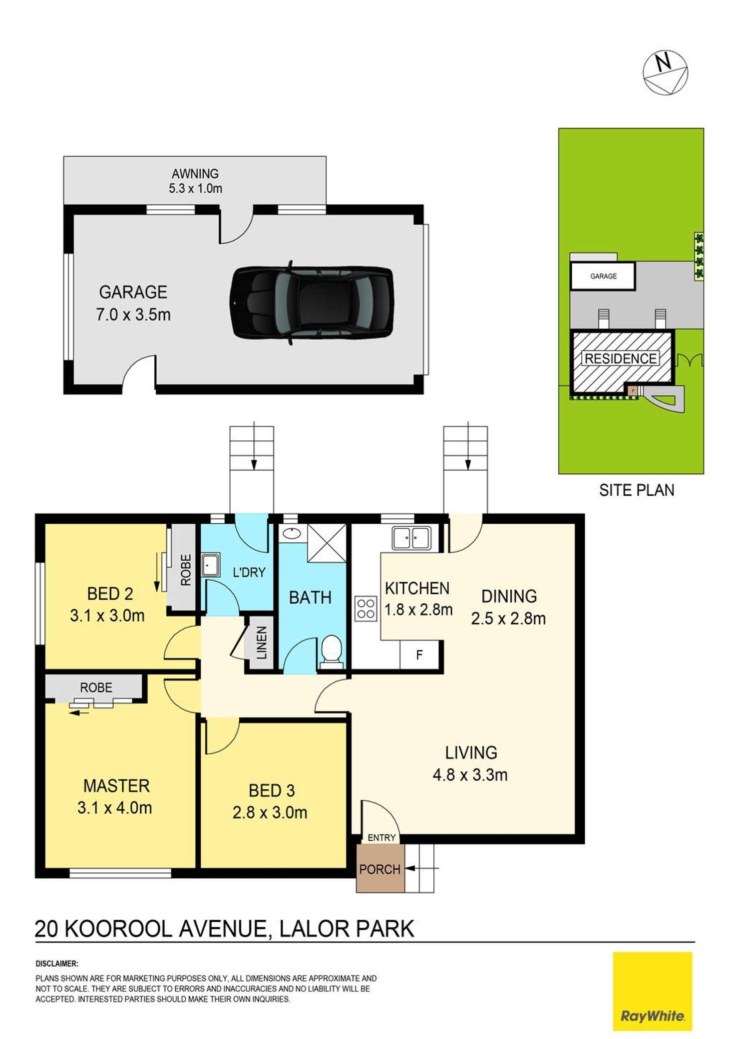 Floorplan of Homely house listing, 20 Koorool Avenue, Lalor Park NSW 2147