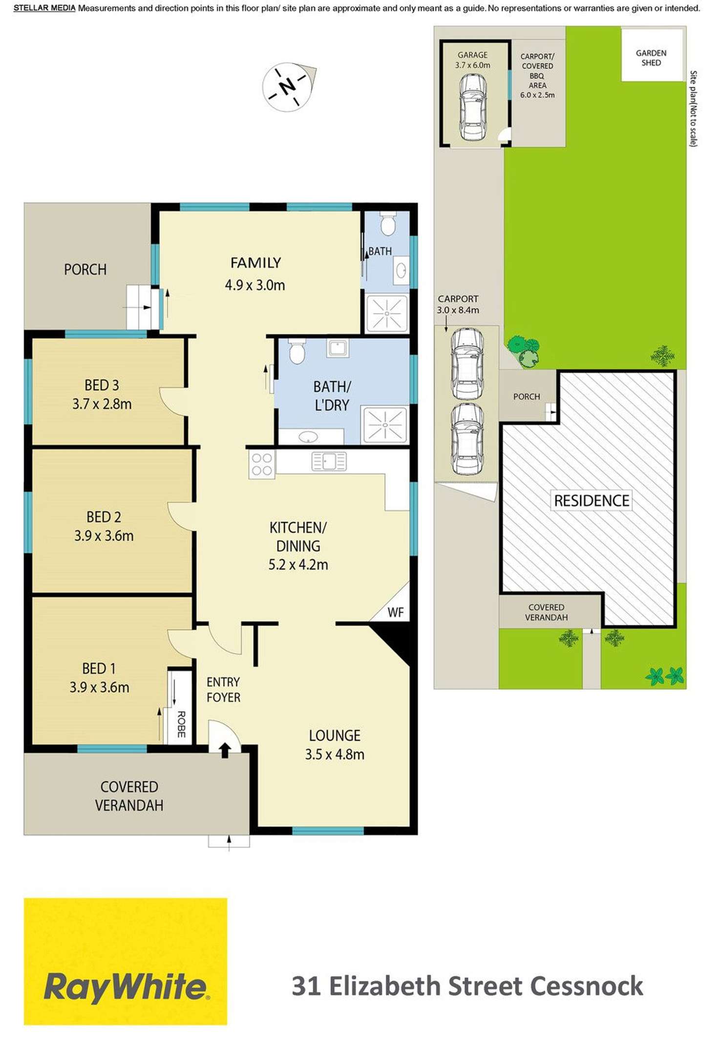 Floorplan of Homely house listing, 31 Elizabeth Street, Cessnock NSW 2325