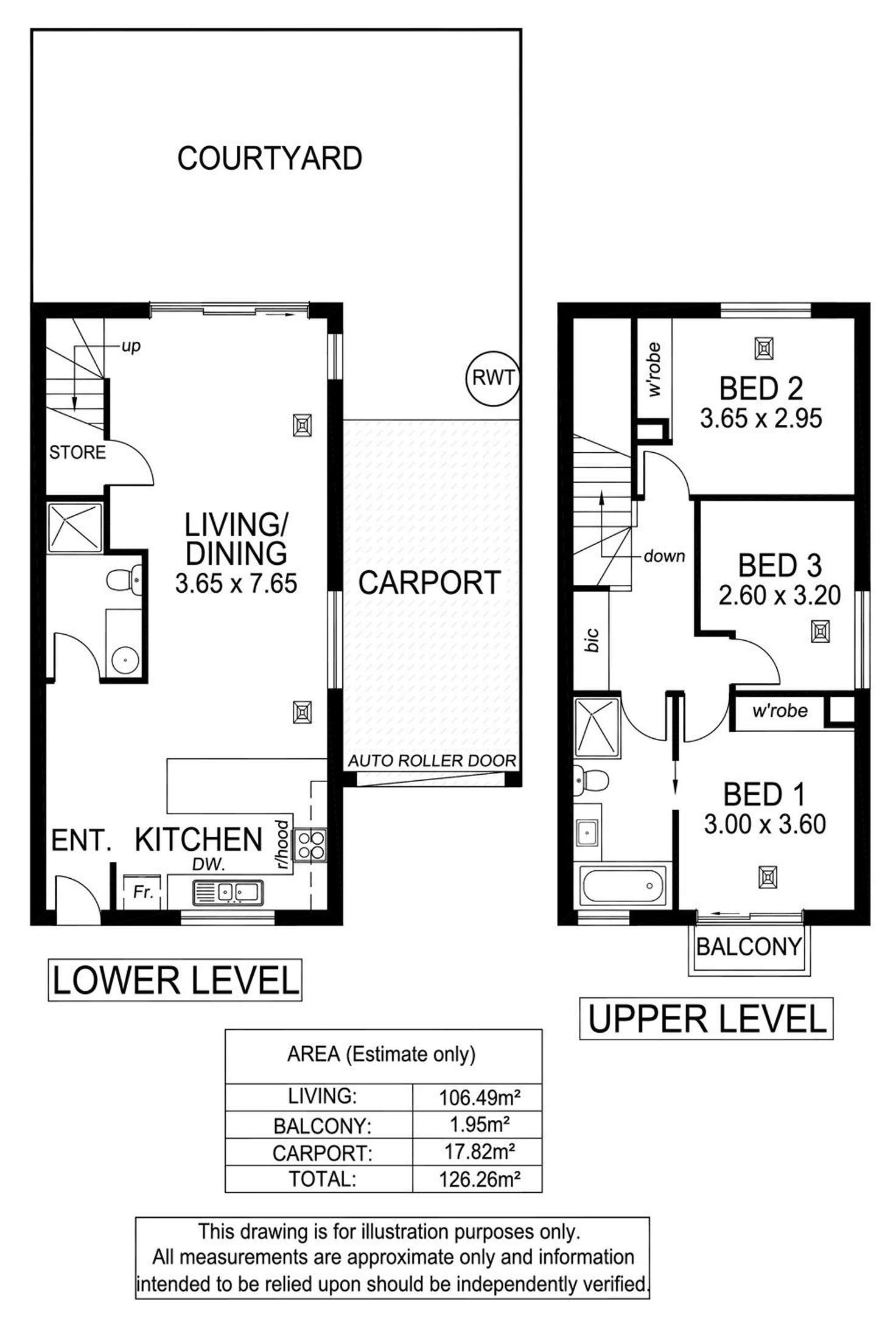 Floorplan of Homely house listing, 23B Grazing Avenue, Morphett Vale SA 5162