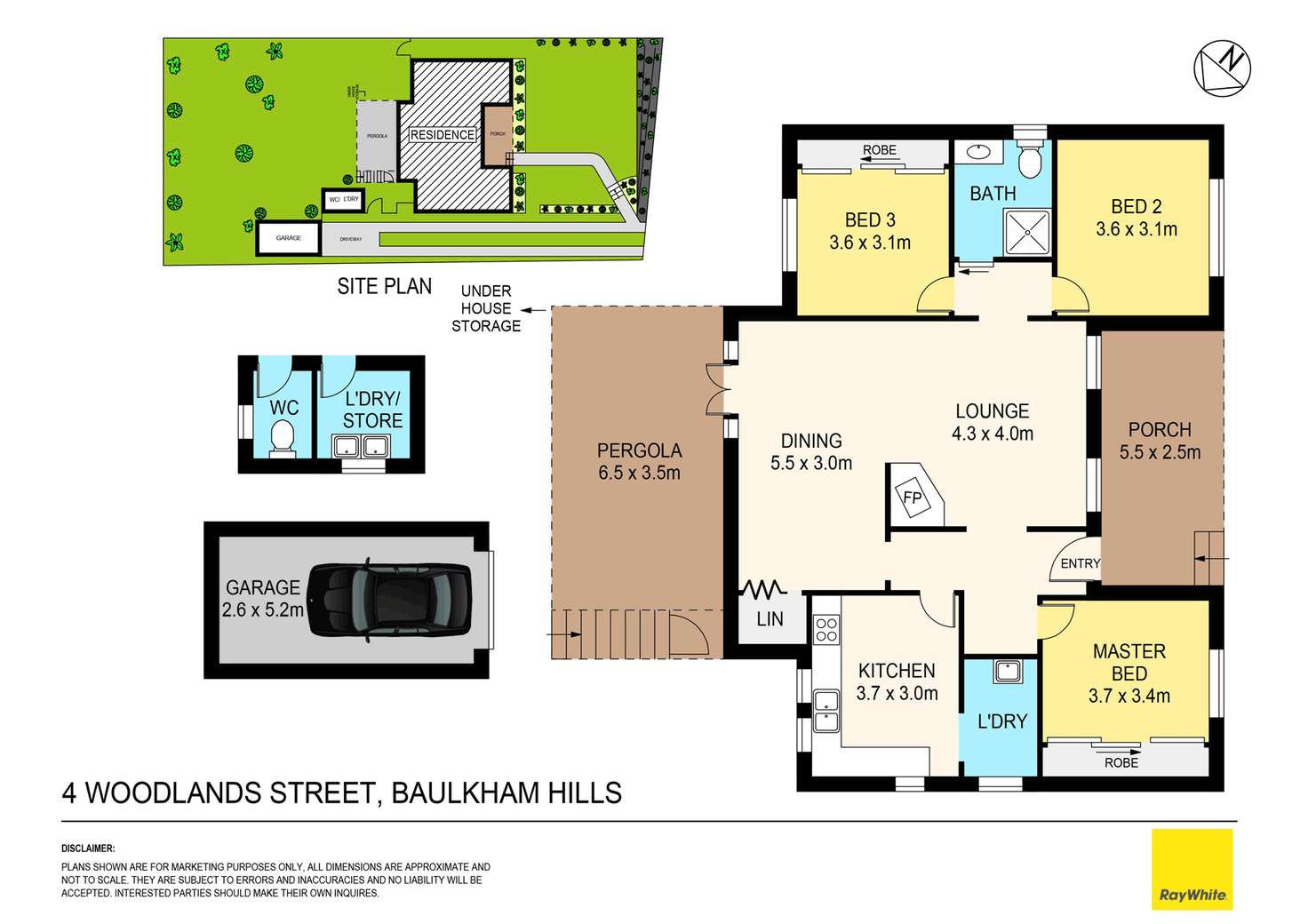 Floorplan of Homely house listing, 4 Woodlands Street, Baulkham Hills NSW 2153
