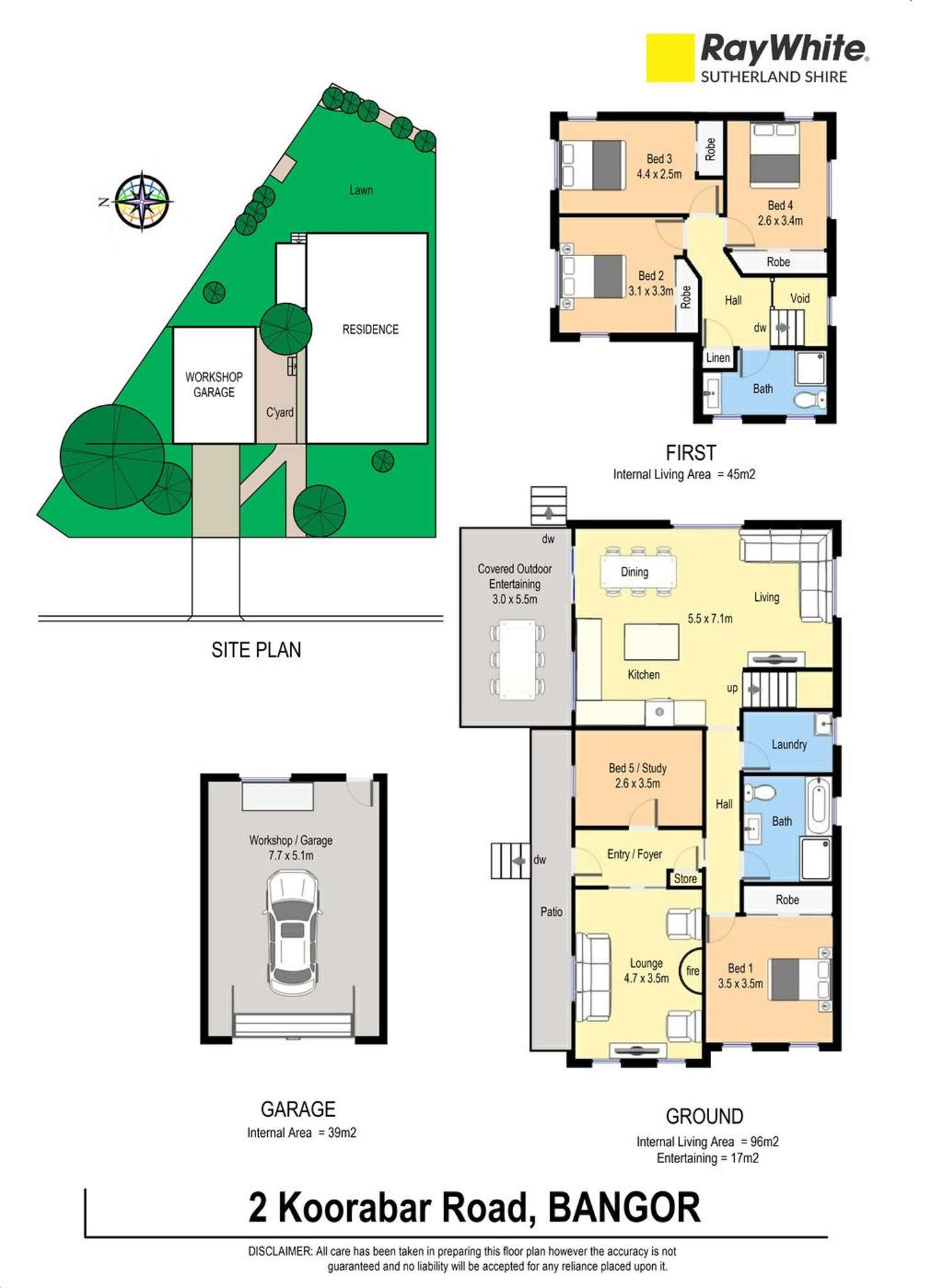 Floorplan of Homely house listing, 2 Koorabar Road, Bangor NSW 2234