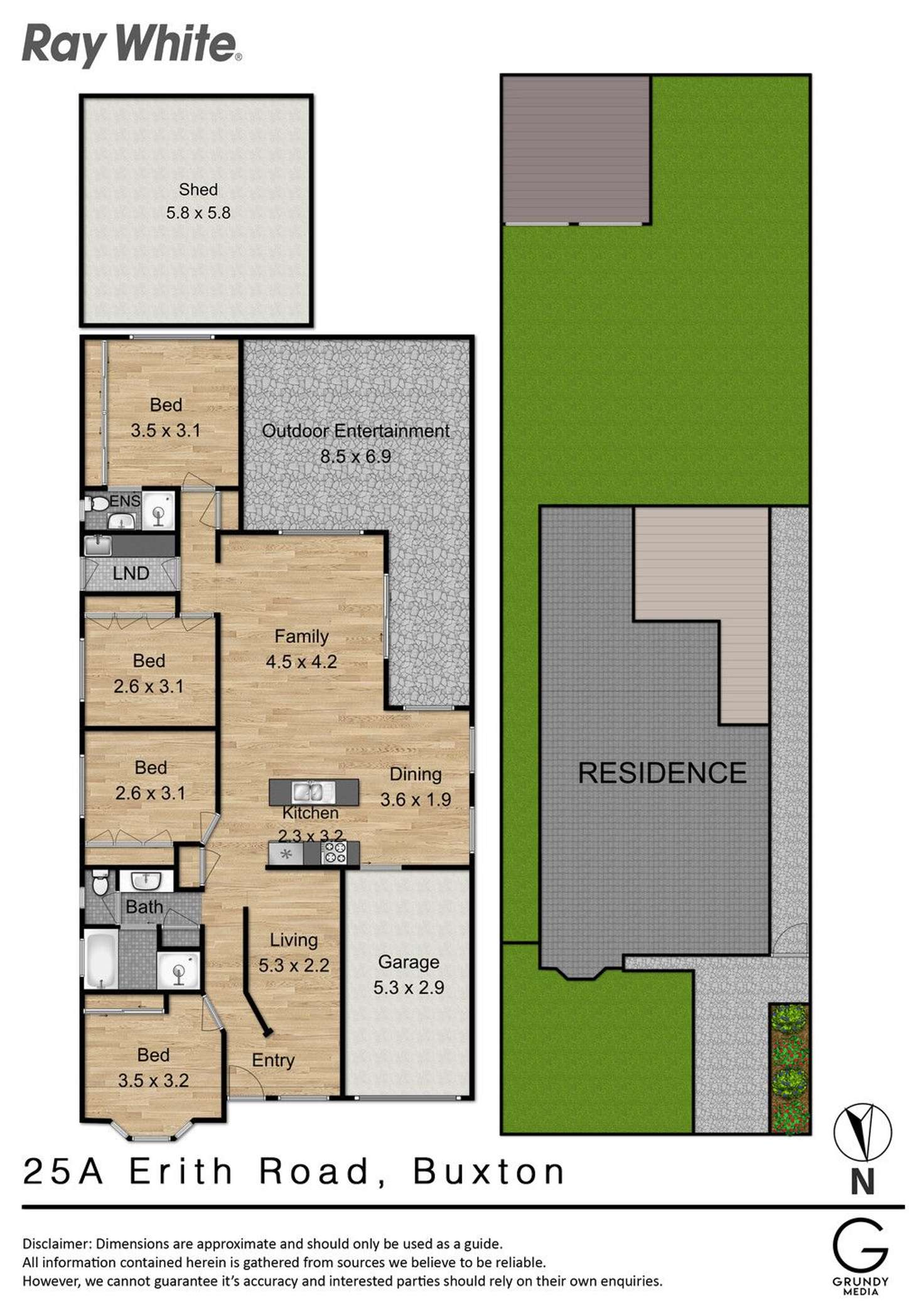 Floorplan of Homely house listing, 25A Erith Road, Buxton NSW 2571