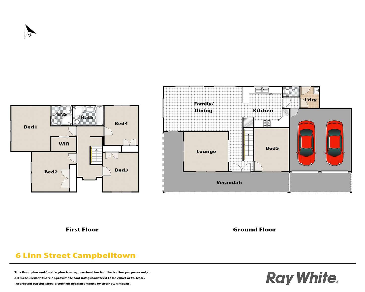 Floorplan of Homely house listing, 6 Linn Street, Campbelltown NSW 2560