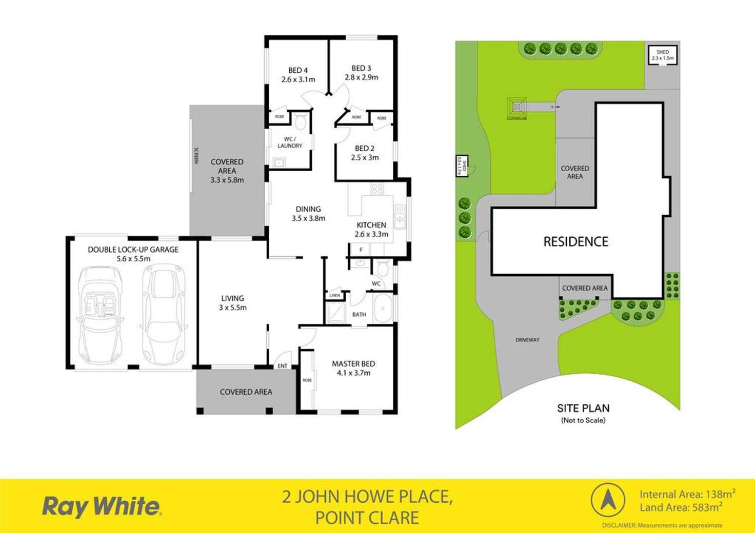 Floorplan of Homely house listing, 2 John Howe Place, Point Clare NSW 2250
