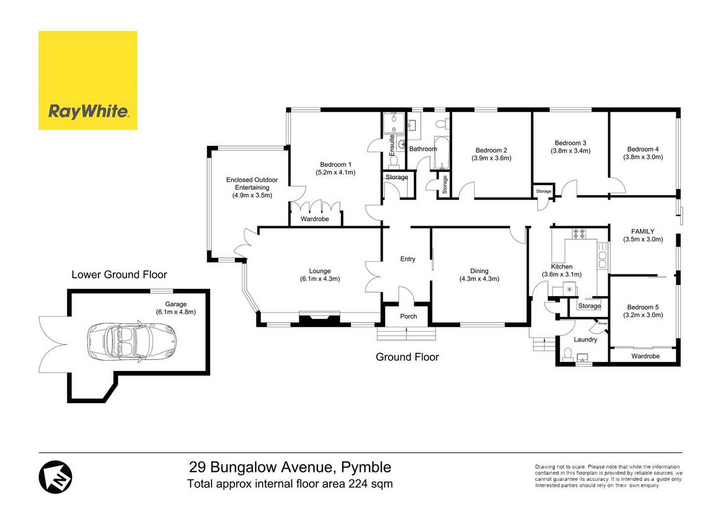 Floorplan of Homely house listing, 29 Bungalow Avenue, Pymble NSW 2073