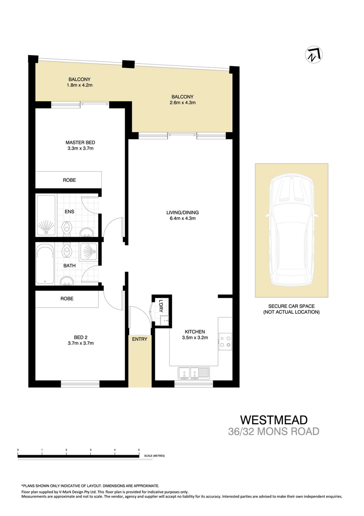 Floorplan of Homely apartment listing, 36/32-34 Mons Road, Westmead NSW 2145