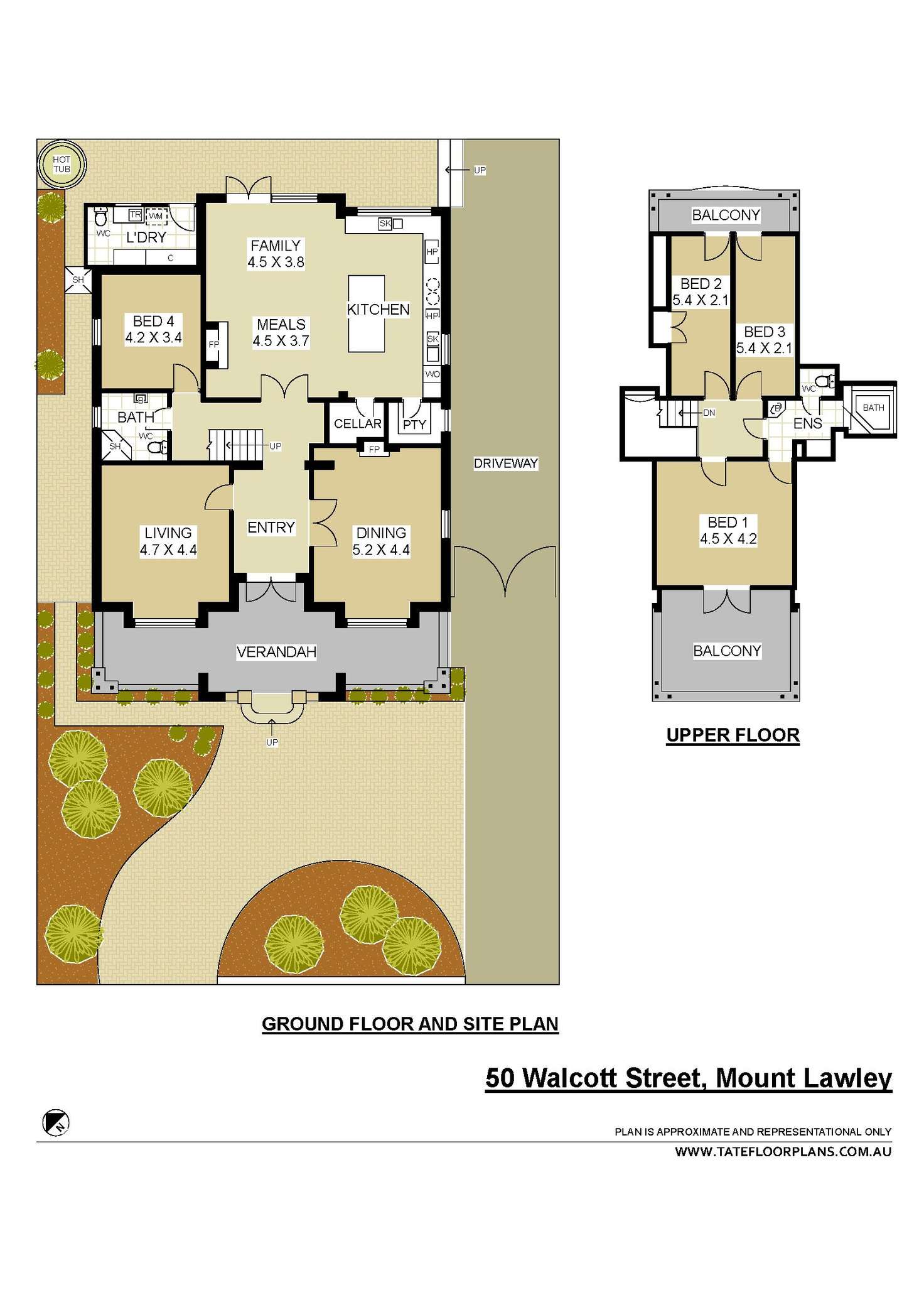 Floorplan of Homely house listing, 50 Walcott Street, Mount Lawley WA 6050