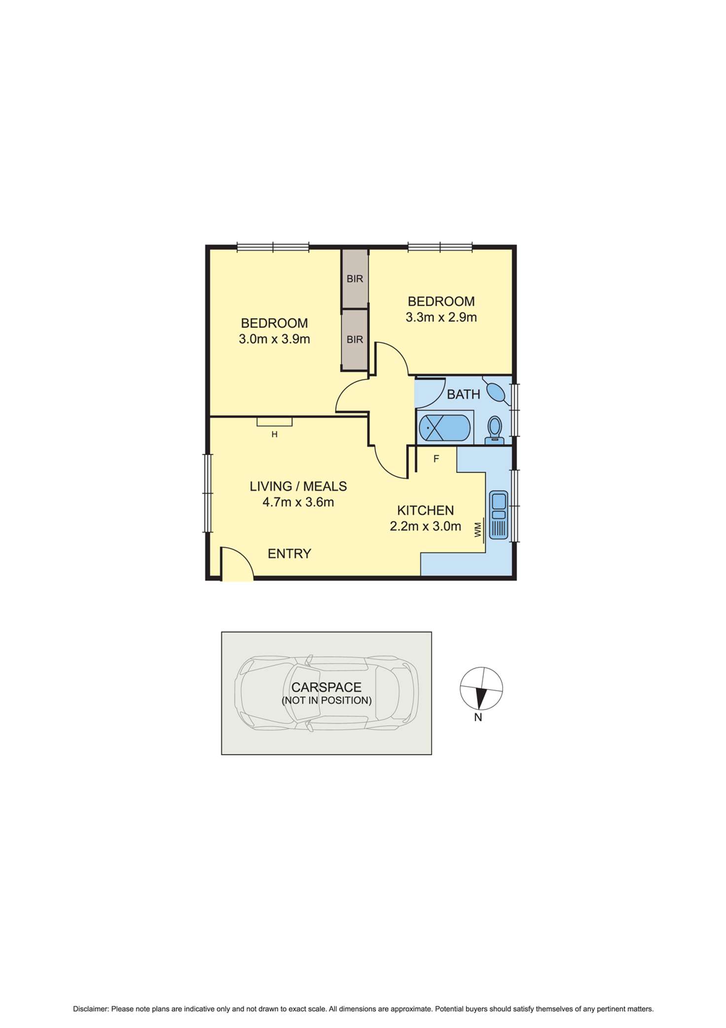 Floorplan of Homely apartment listing, 4/4 Irvine Crescent, Brunswick West VIC 3055