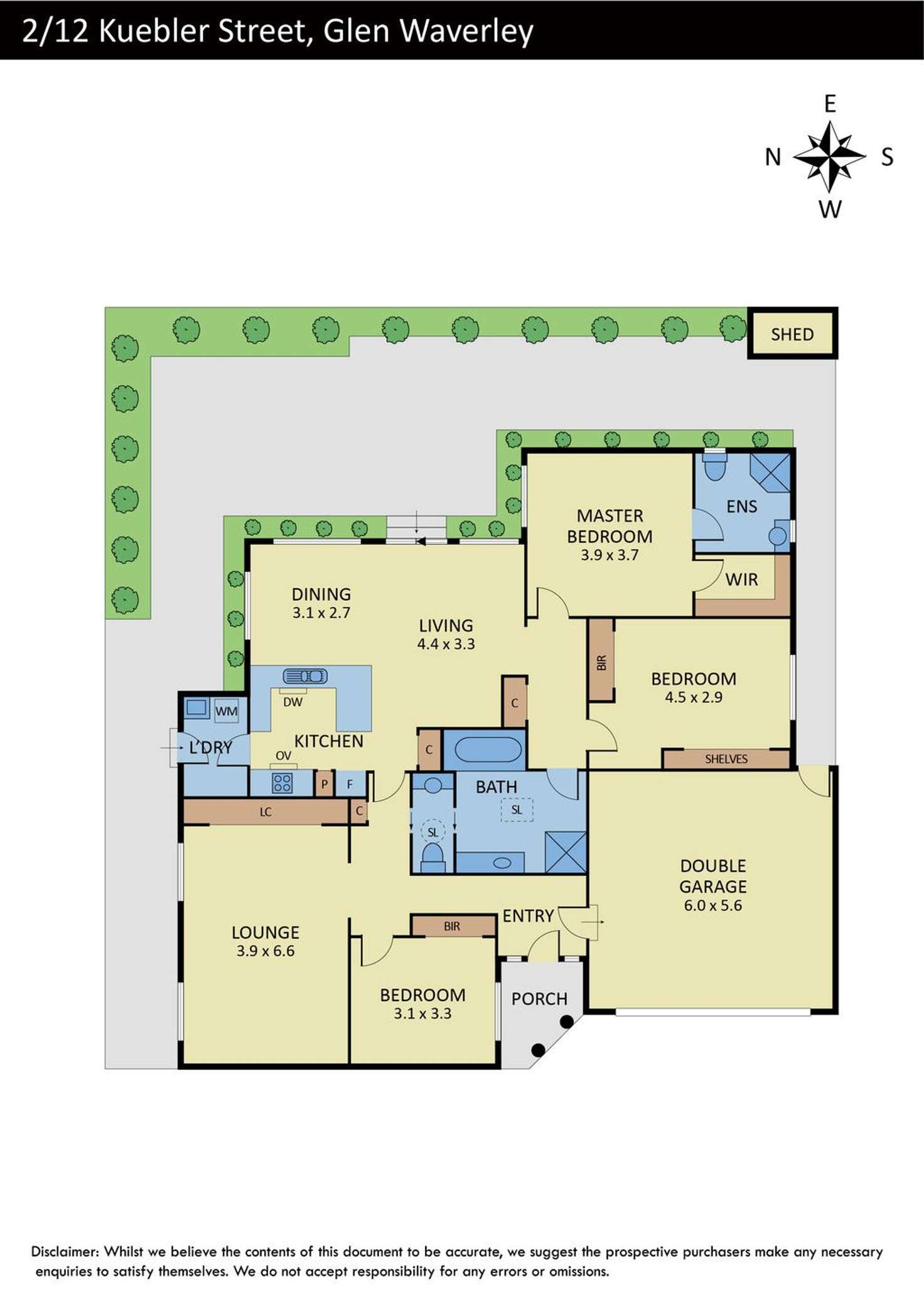 Floorplan of Homely house listing, 2/12 Kuebler Street, Glen Waverley VIC 3150