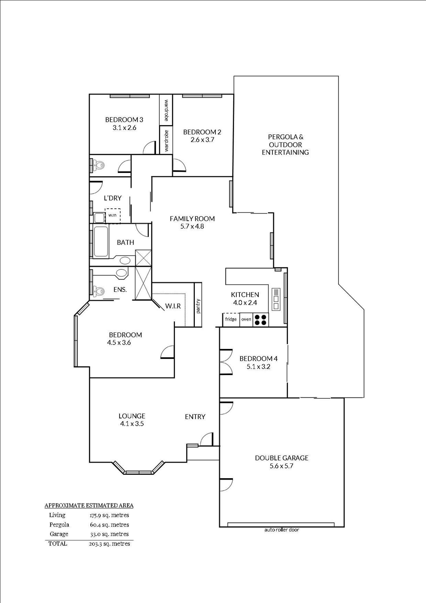 Floorplan of Homely house listing, 4 Triller Place, Flagstaff Hill SA 5159