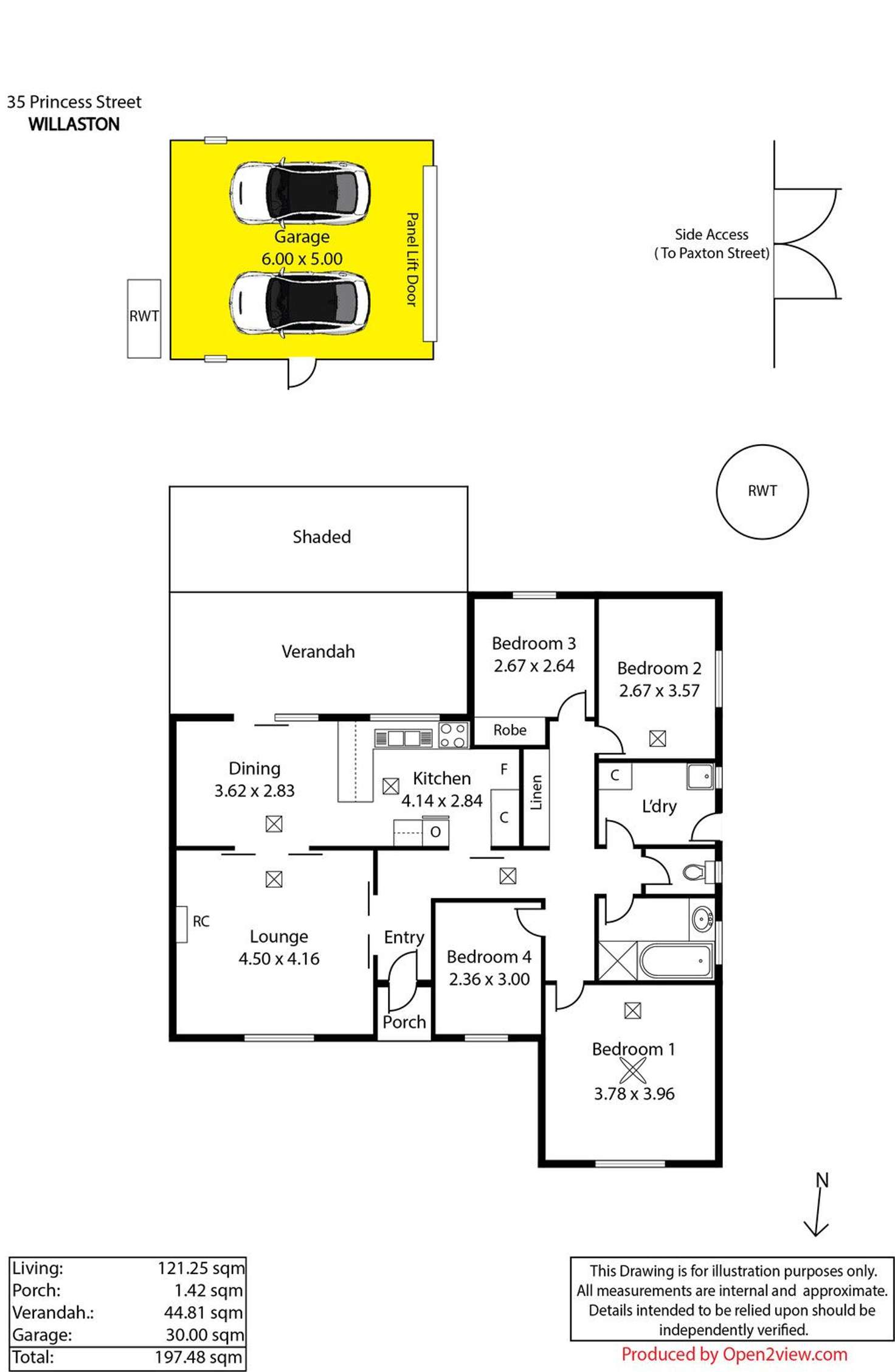 Floorplan of Homely house listing, 35 Princess Street, Willaston SA 5118