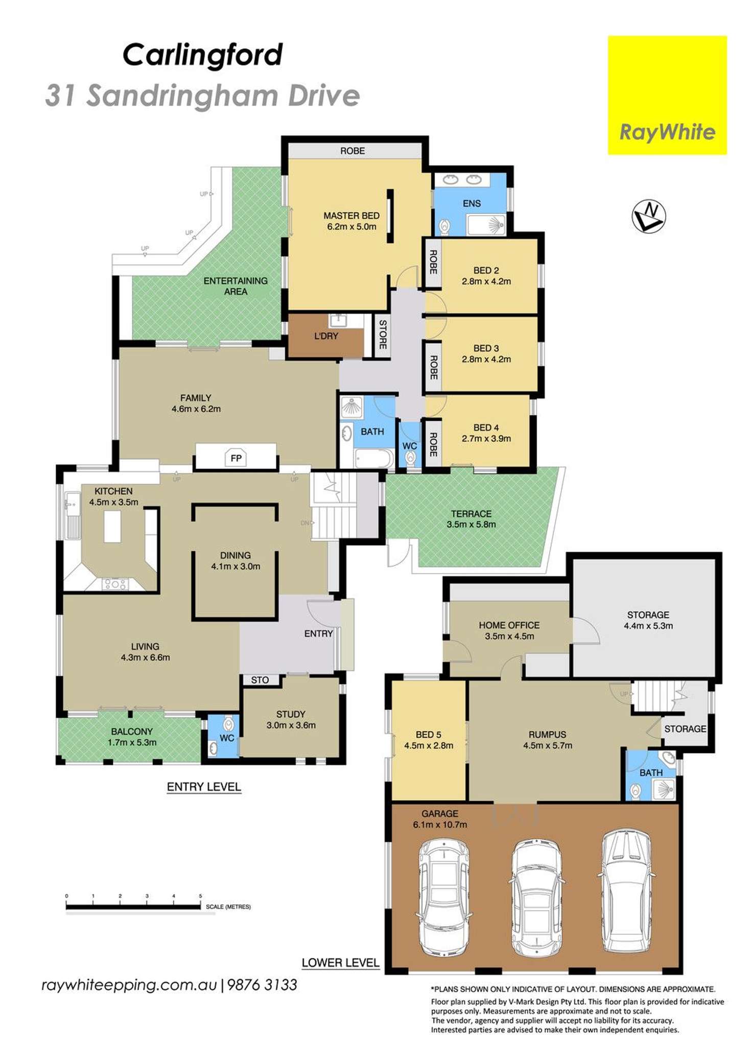 Floorplan of Homely house listing, 31 Sandringham Drive, Carlingford NSW 2118