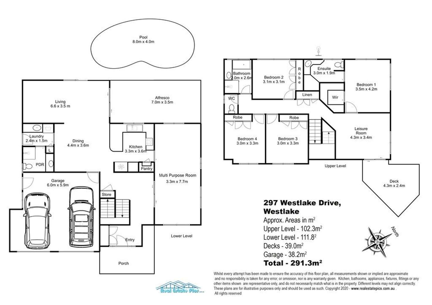 Floorplan of Homely house listing, 297 Westlake Drive, Westlake QLD 4074
