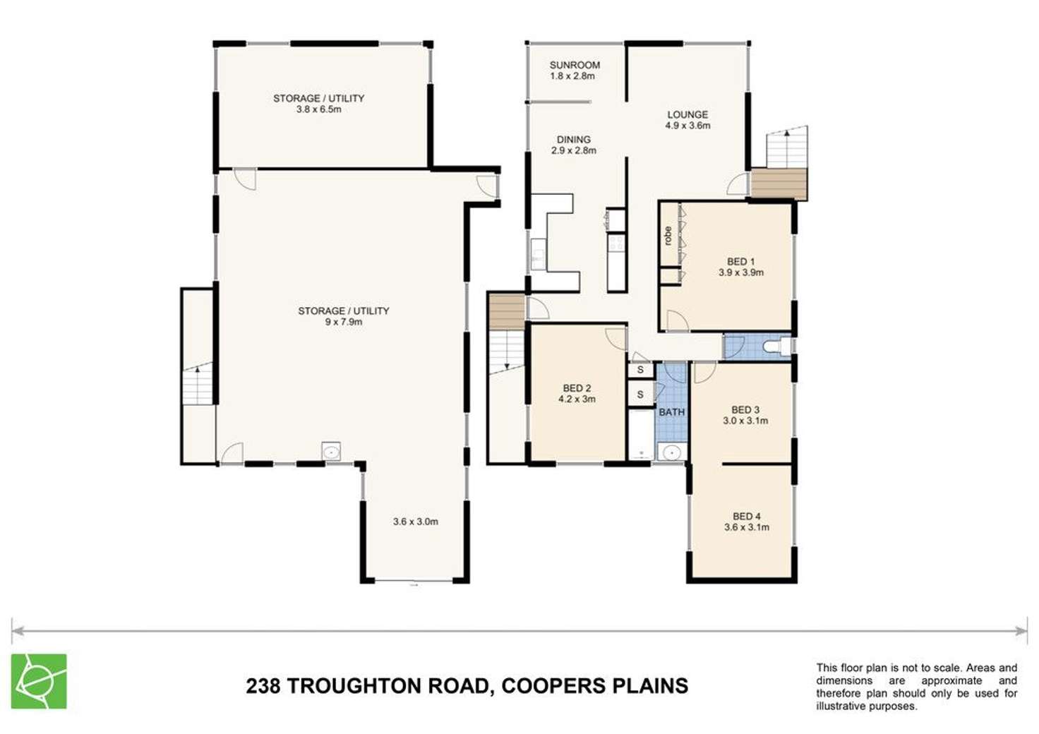 Floorplan of Homely house listing, 238 Troughton Road, Coopers Plains QLD 4108