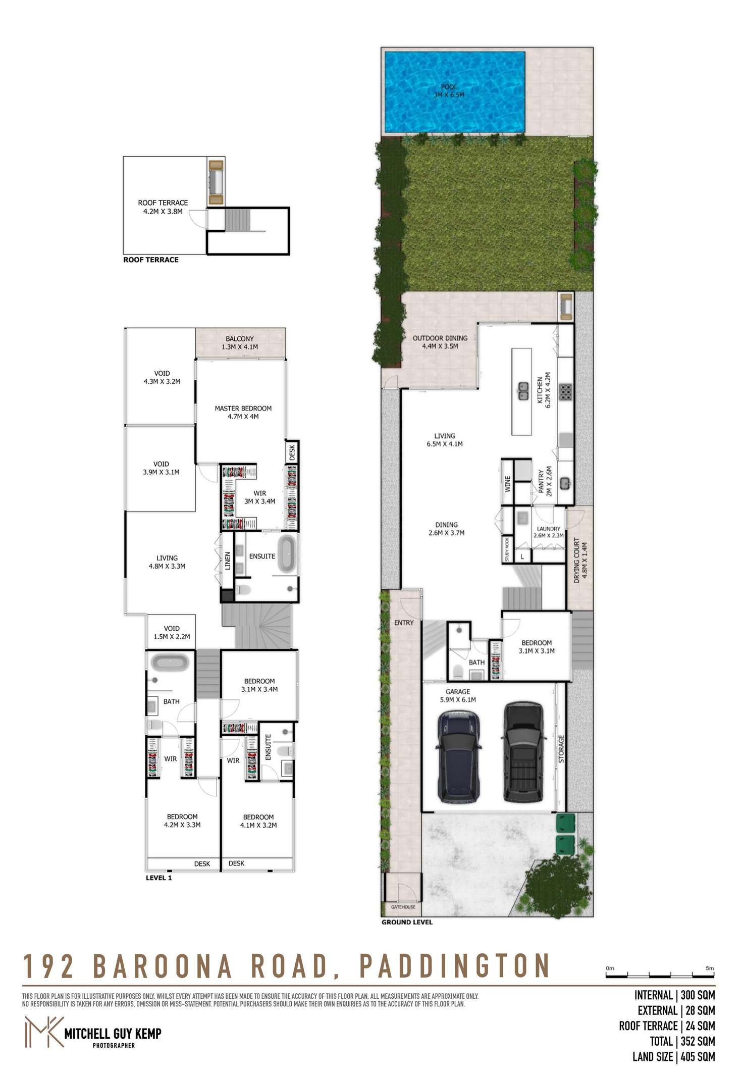 Floorplan of Homely house listing, 192 Baroona Road, Paddington QLD 4064