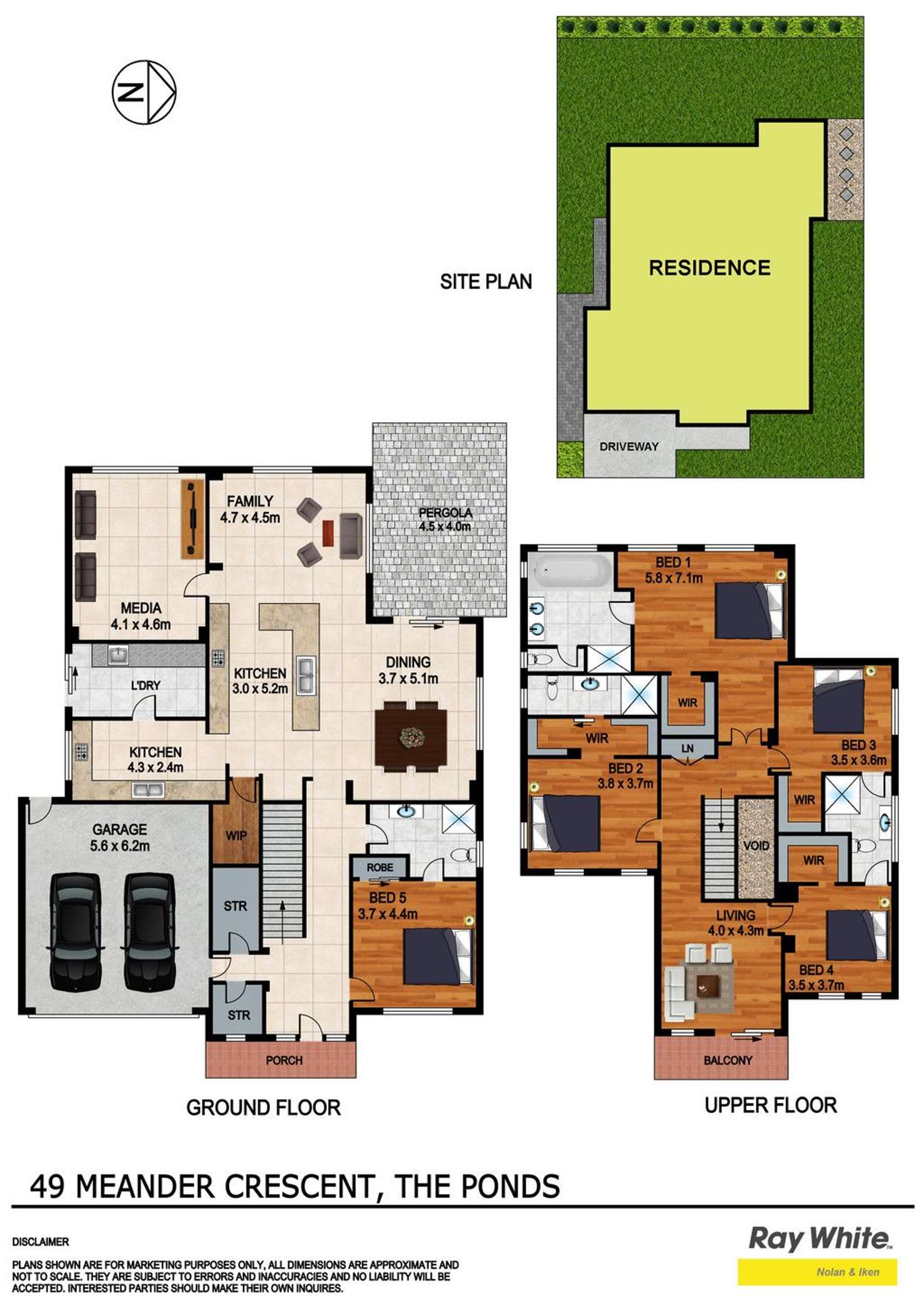 Floorplan of Homely house listing, 49 Meander Crescent, The Ponds NSW 2769