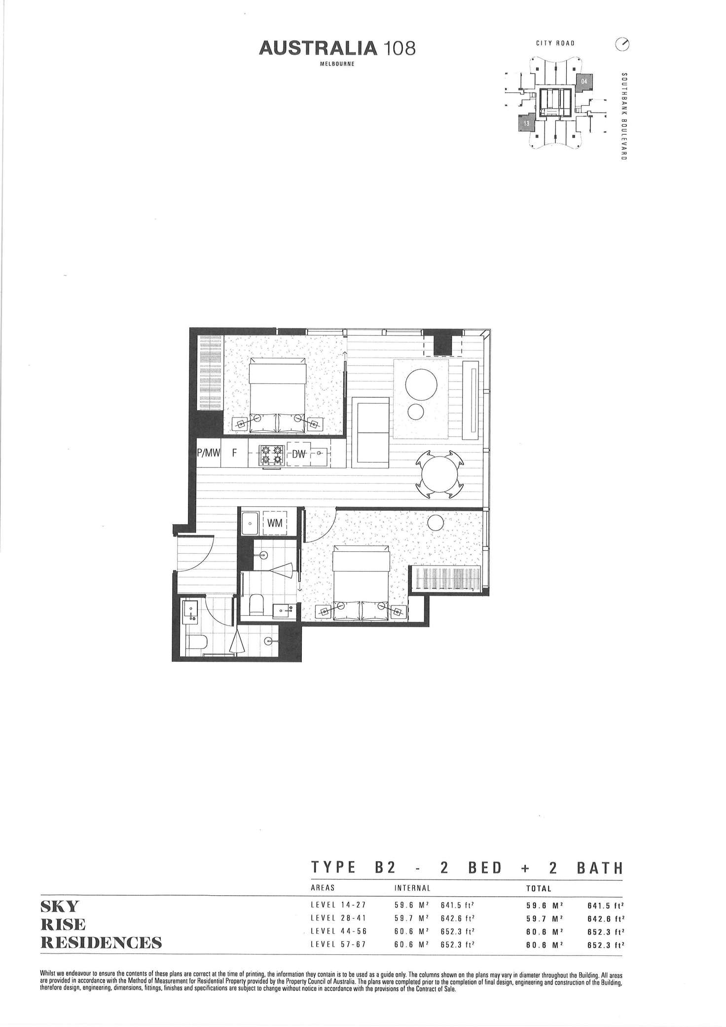 Floorplan of Homely apartment listing, F/70 Southbank Boulevard, Southbank VIC 3006