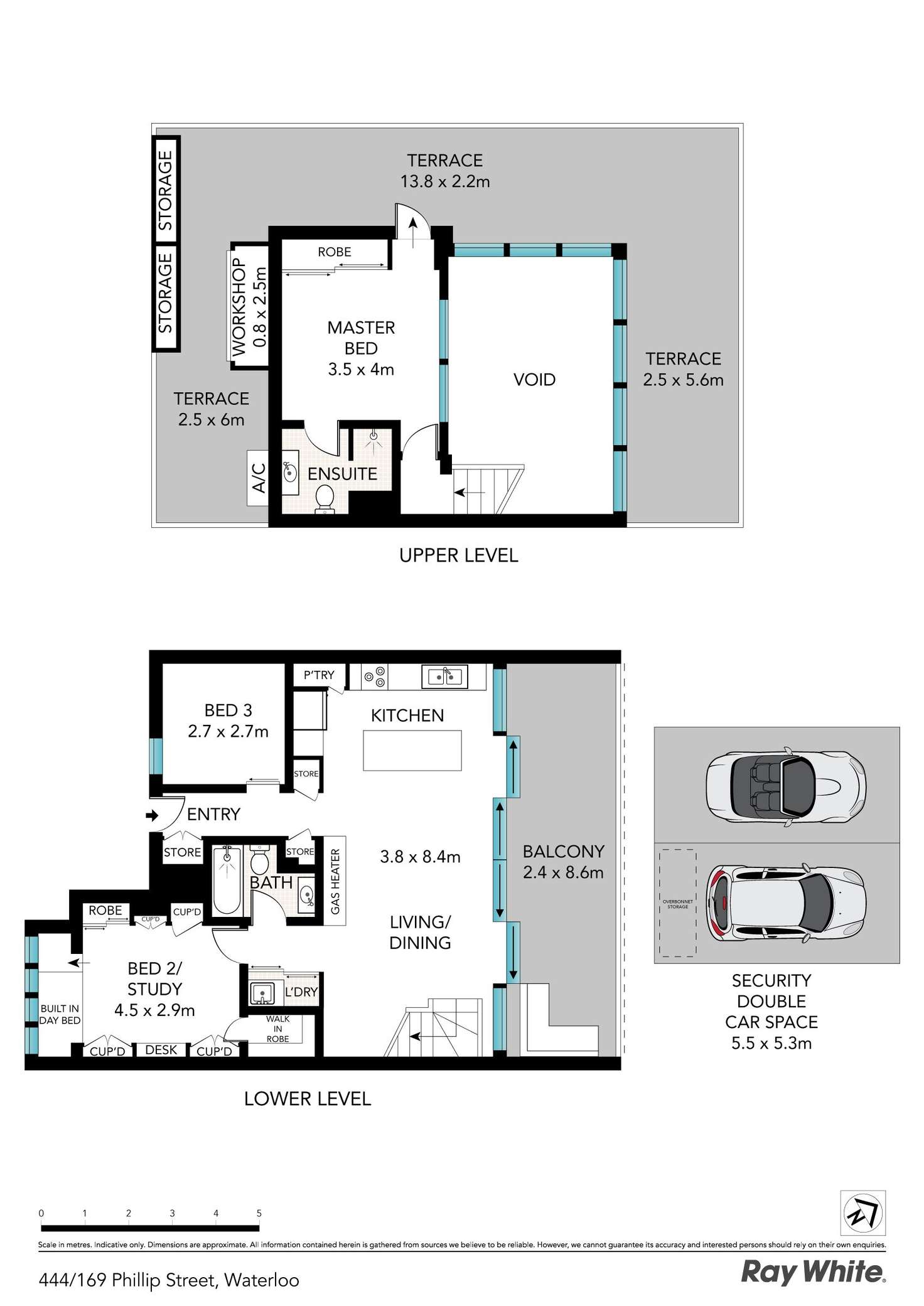 Floorplan of Homely apartment listing, 444/169-175 Phillip Street, Waterloo NSW 2017