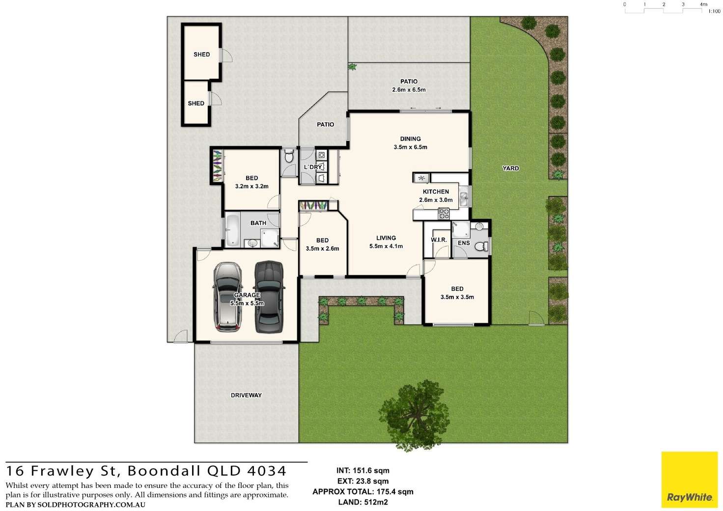 Floorplan of Homely house listing, 16 Frawley Street, Boondall QLD 4034