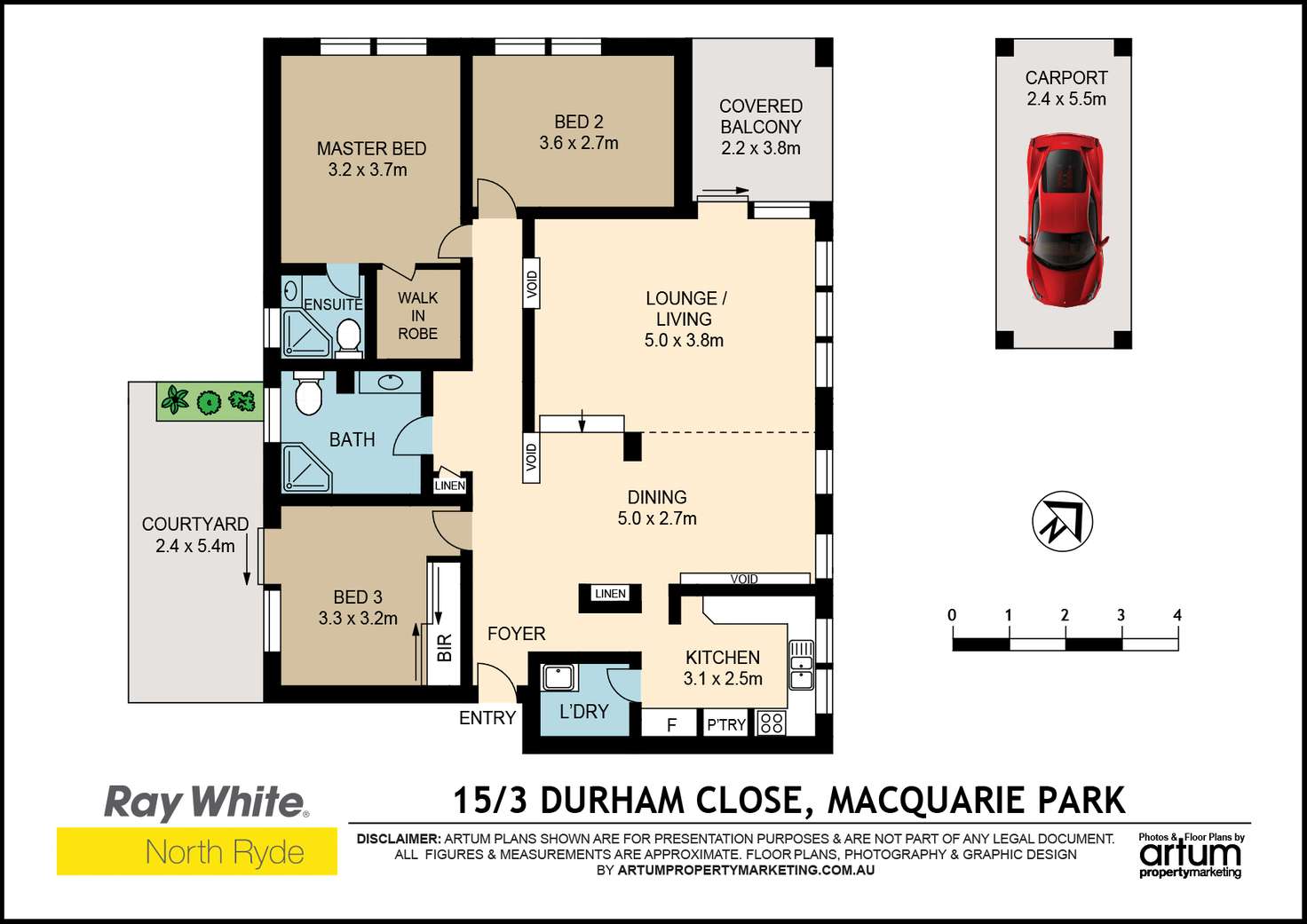 Floorplan of Homely unit listing, 15/3 Durham Close, Macquarie Park NSW 2113