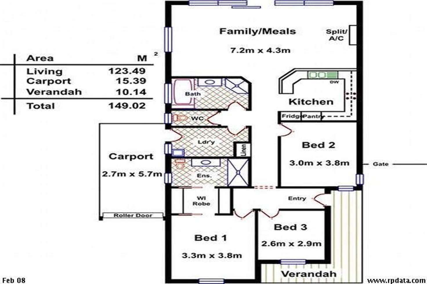Floorplan of Homely house listing, 7 Beechwood Avenue, Mawson Lakes SA 5095