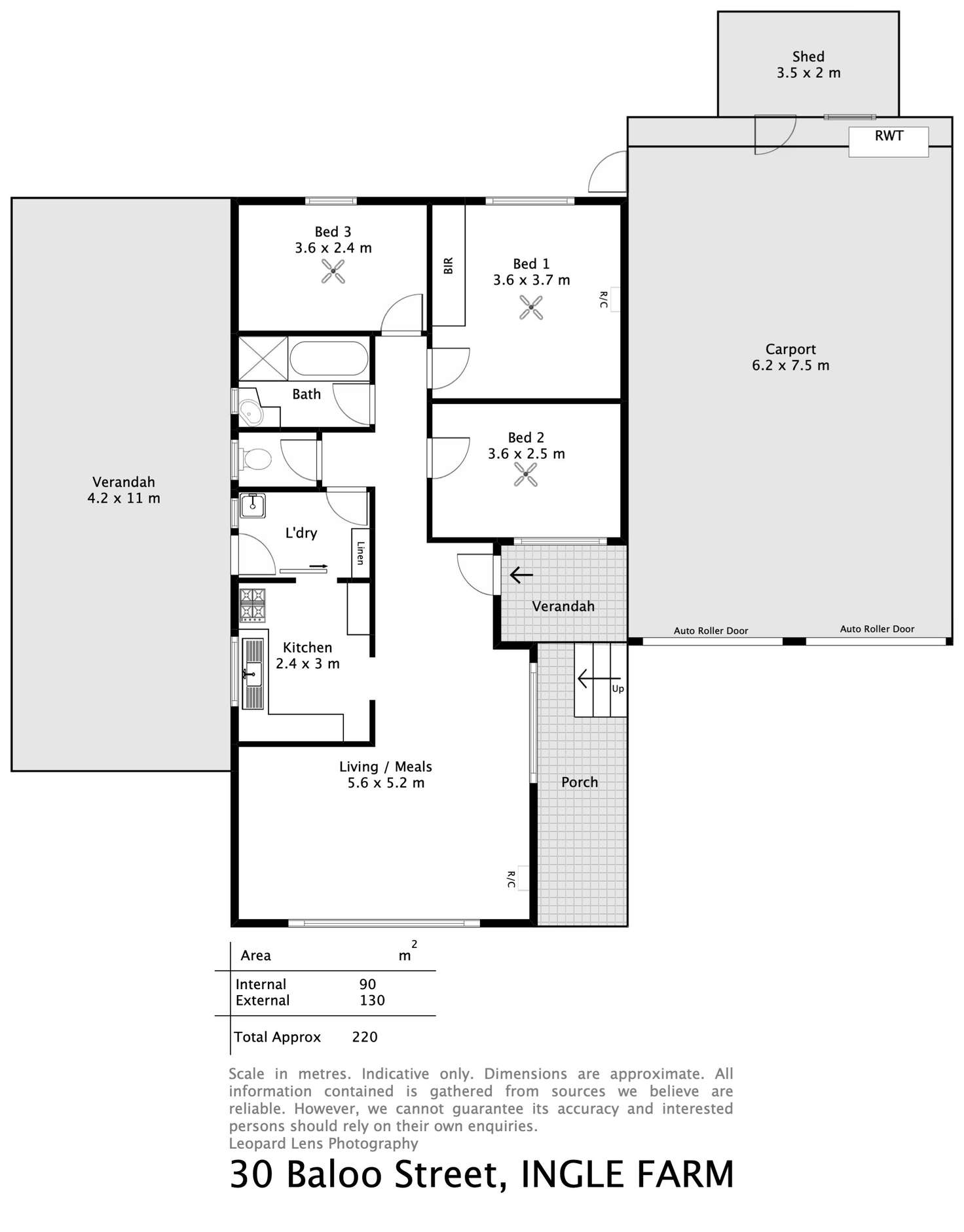Floorplan of Homely house listing, 30 Baloo Street, Ingle Farm SA 5098