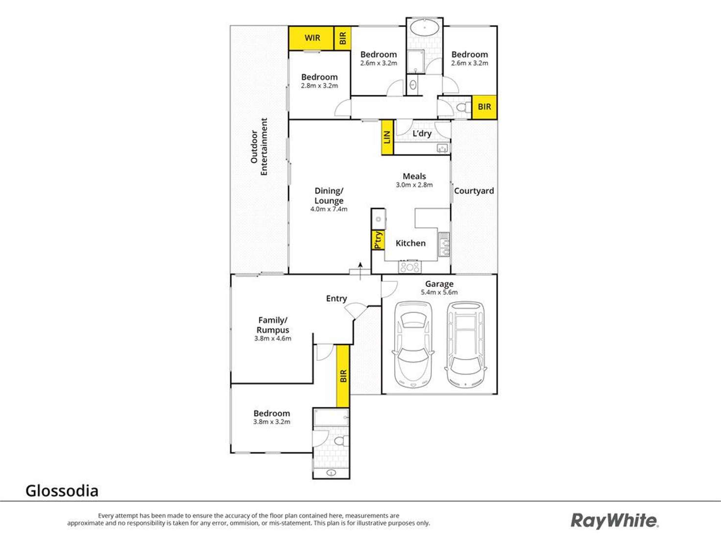 Floorplan of Homely house listing, 25 Golden Valley Drive, Glossodia NSW 2756