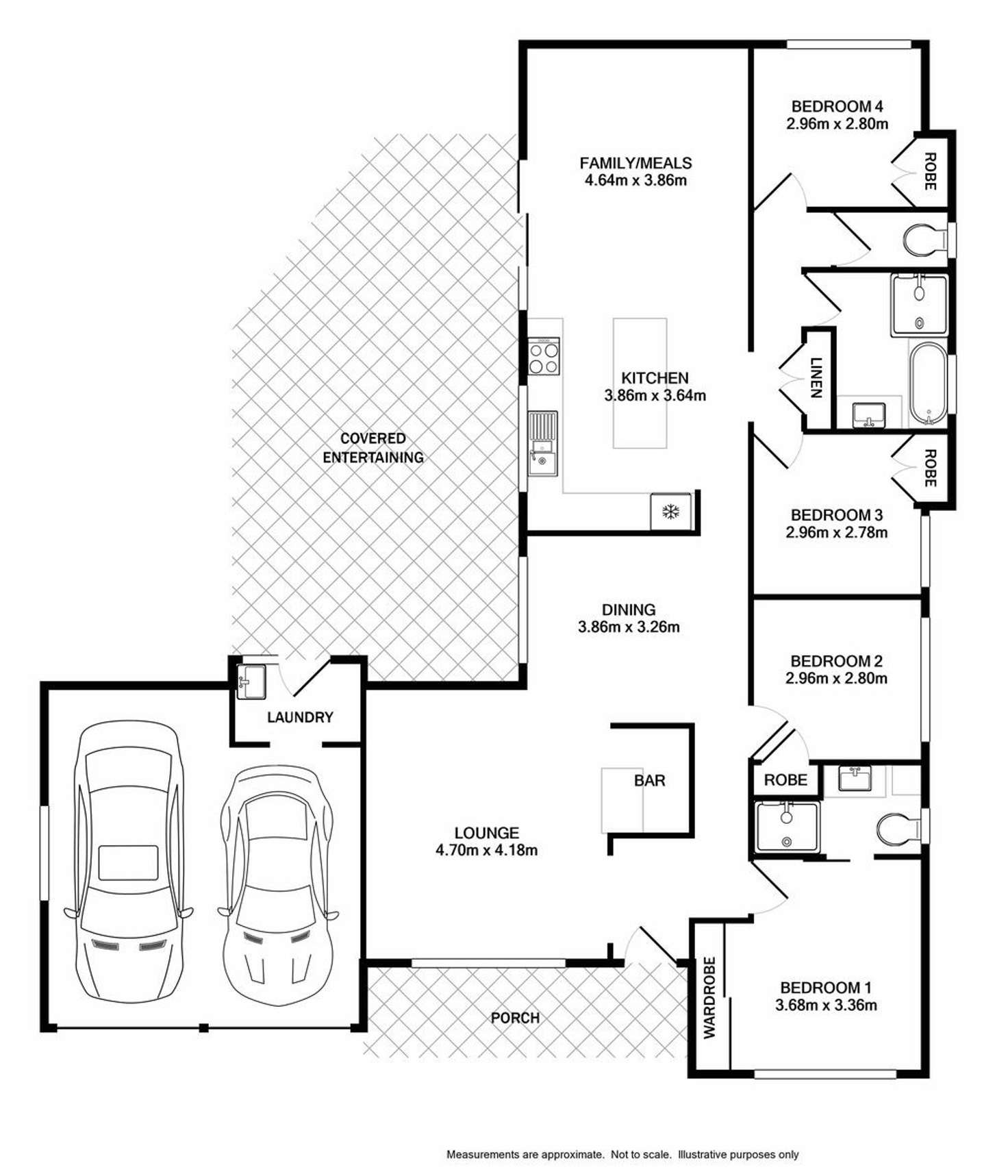 Floorplan of Homely house listing, 4 Santon Place, Cranebrook NSW 2749