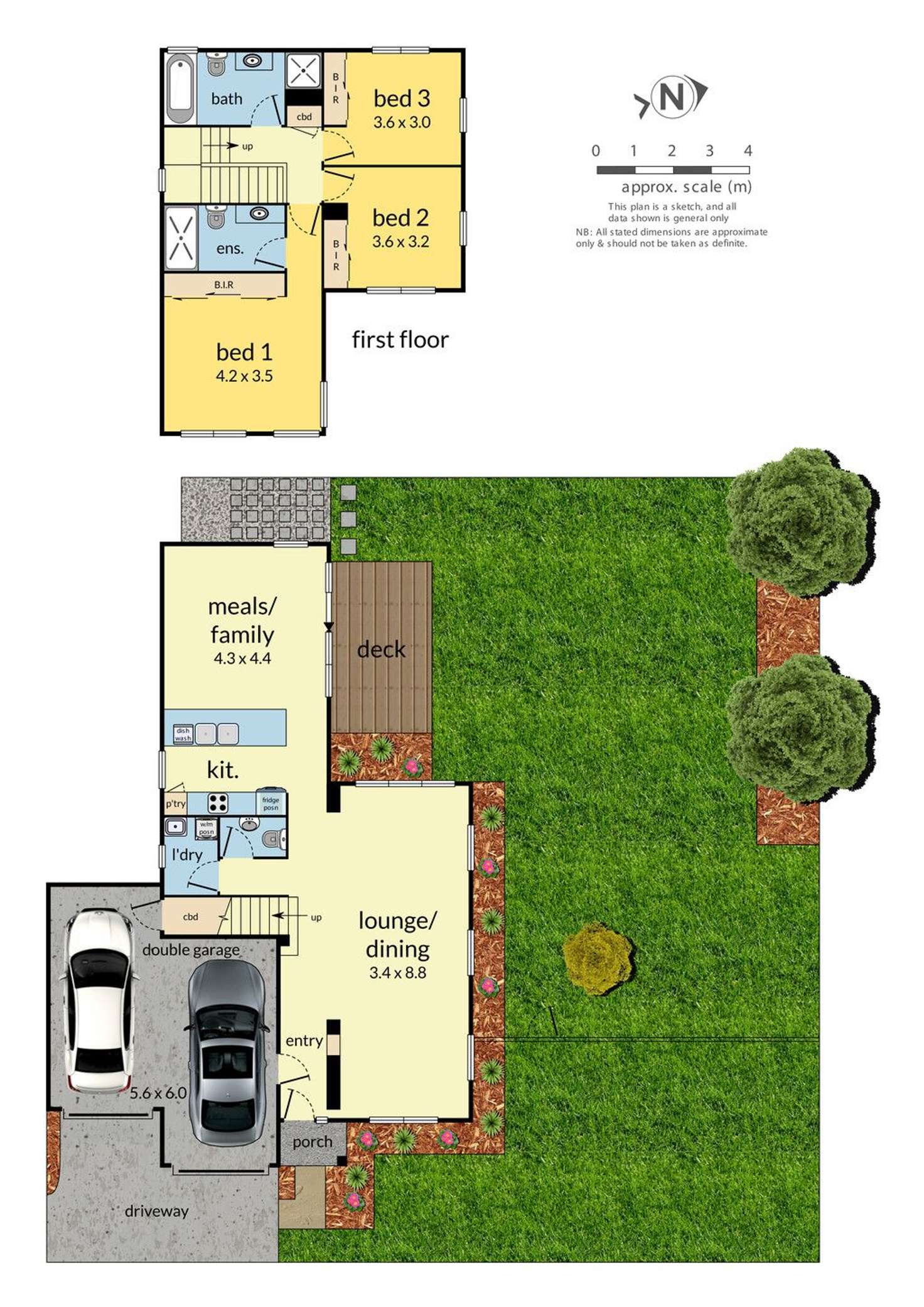 Floorplan of Homely house listing, 13 Old Trafford Way, Mulgrave VIC 3170