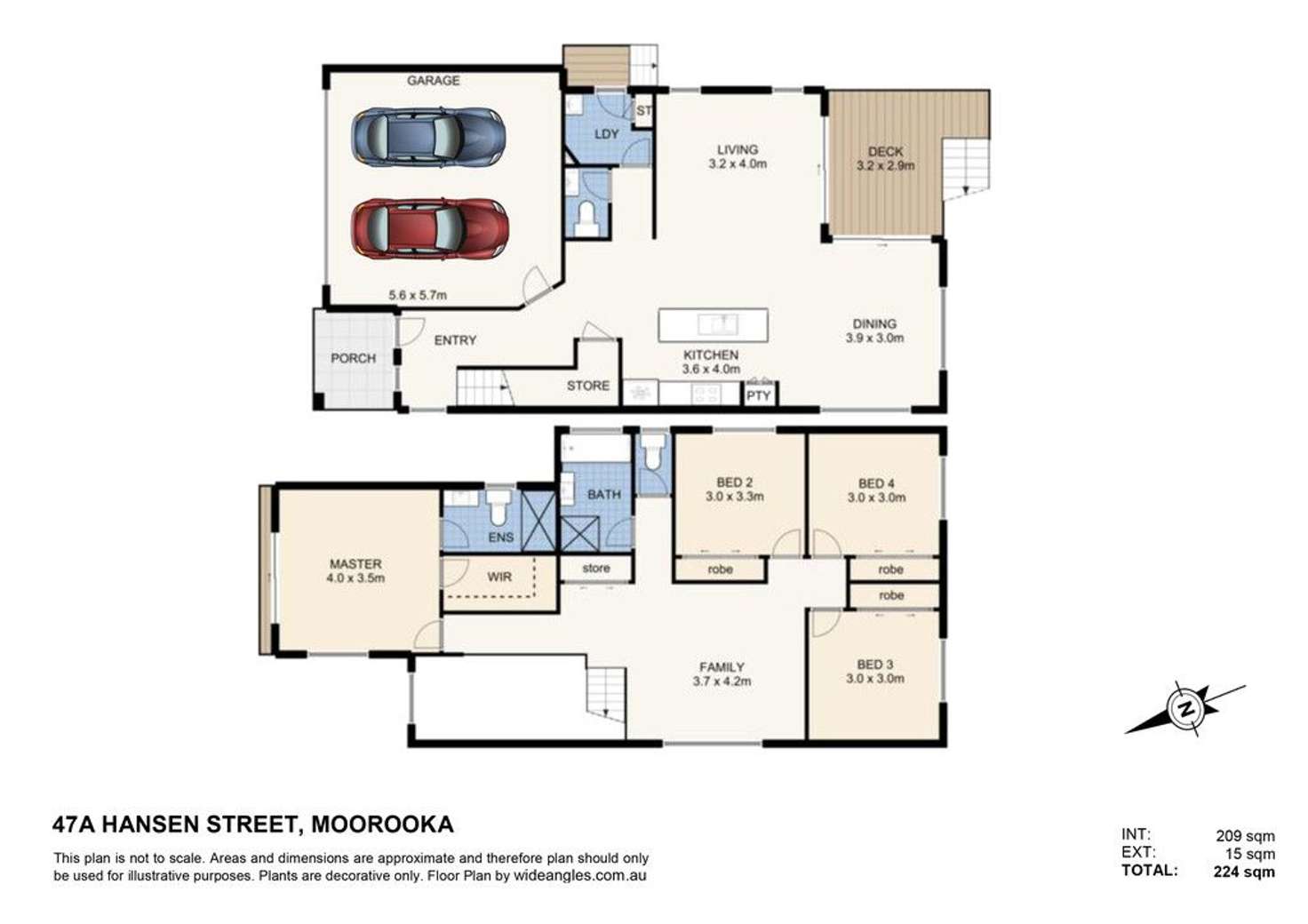 Floorplan of Homely house listing, 47A Hansen Street, Moorooka QLD 4105