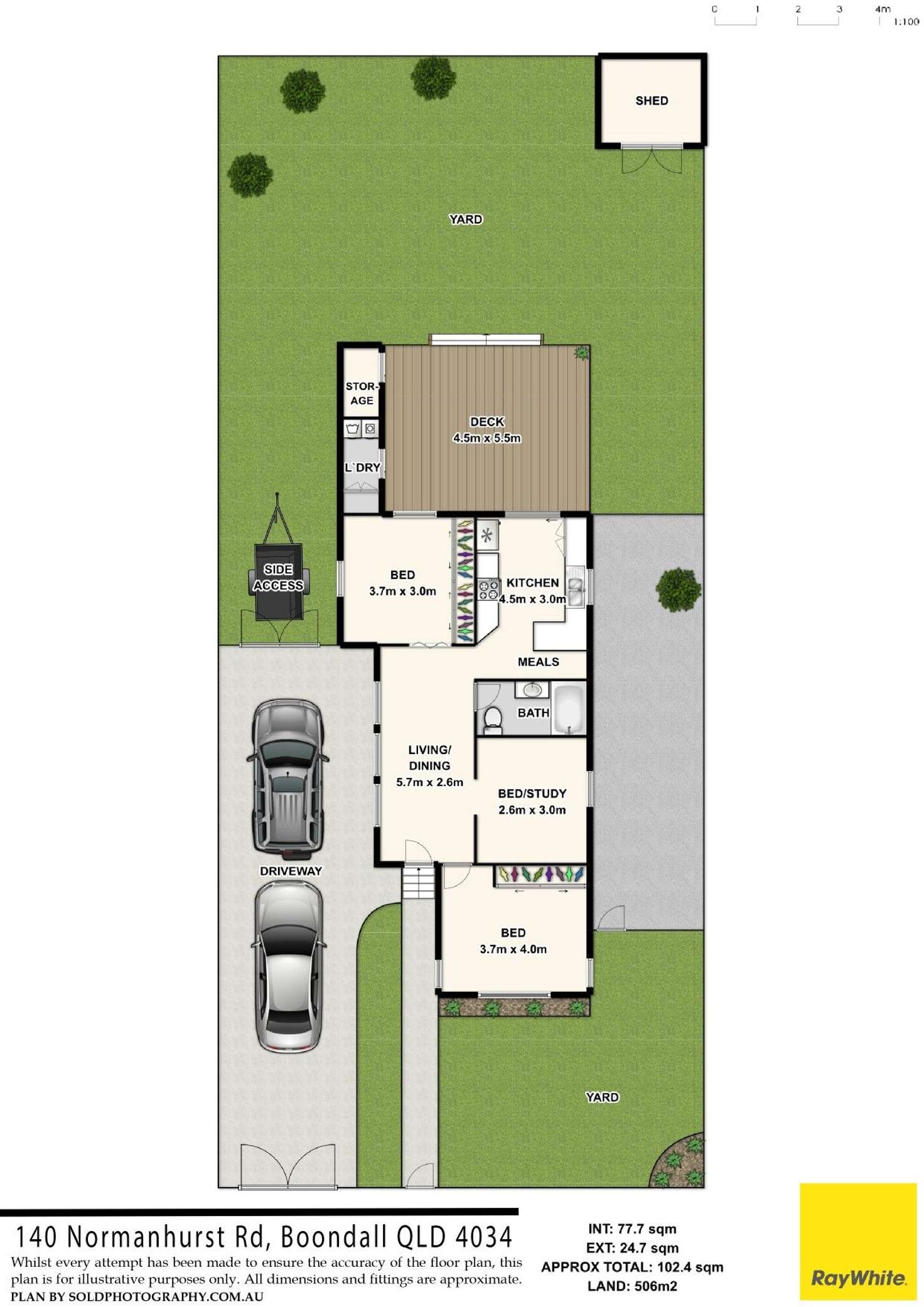 Floorplan of Homely house listing, 140 Normanhurst Road, Boondall QLD 4034