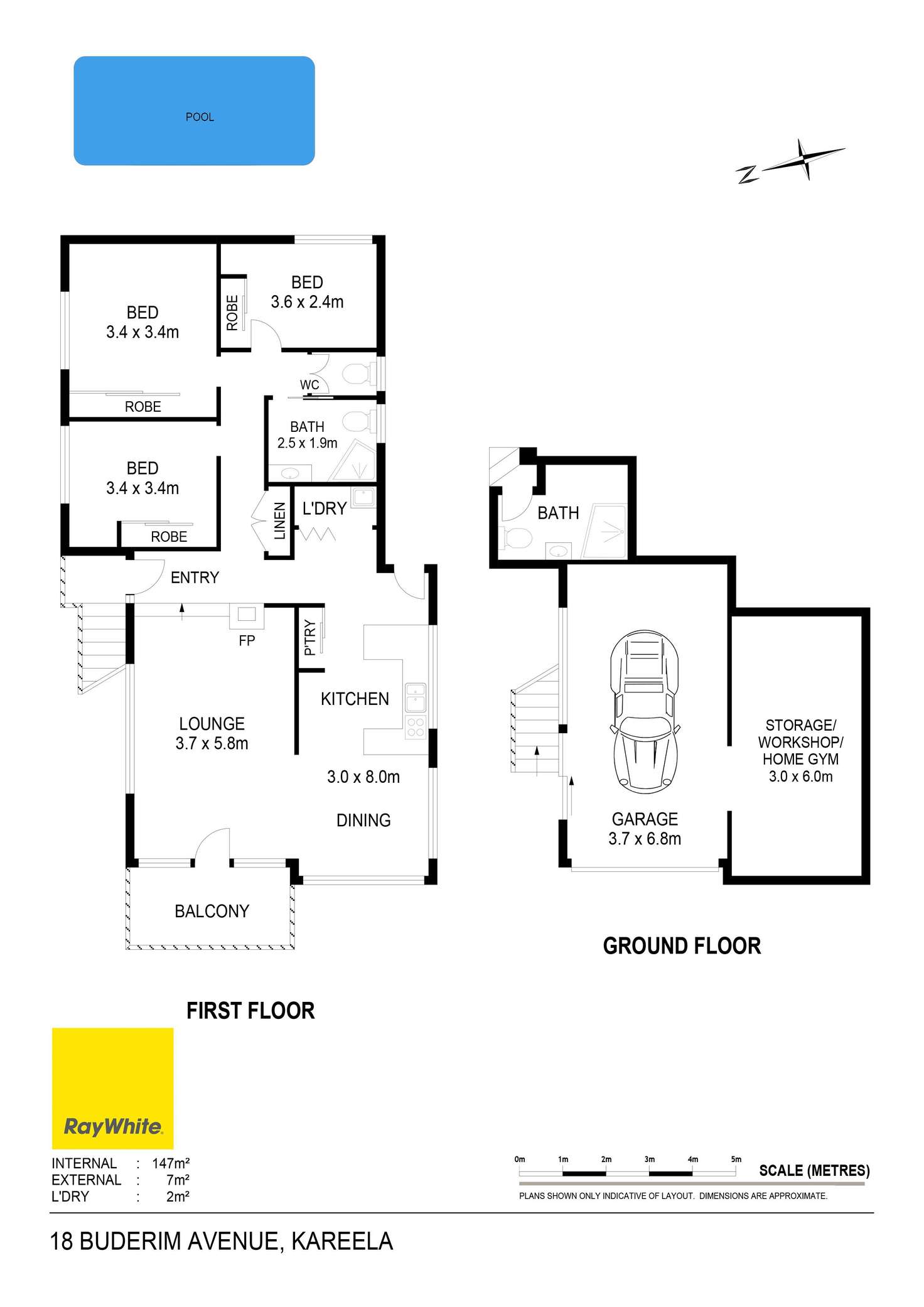 Floorplan of Homely house listing, 18 Buderim Avenue, Kareela NSW 2232