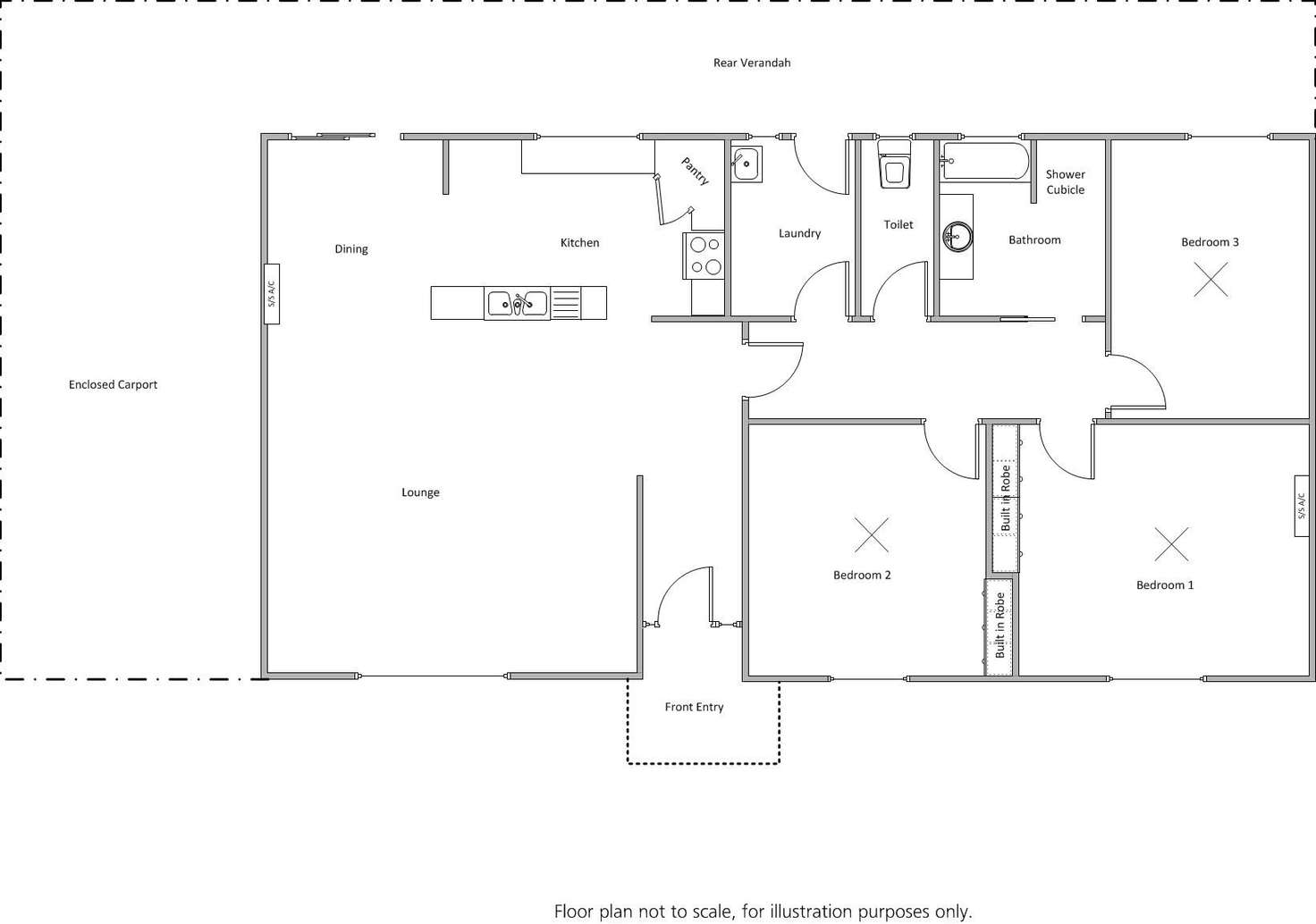 Floorplan of Homely house listing, 46 Anderson Terrace, Yorketown SA 5576