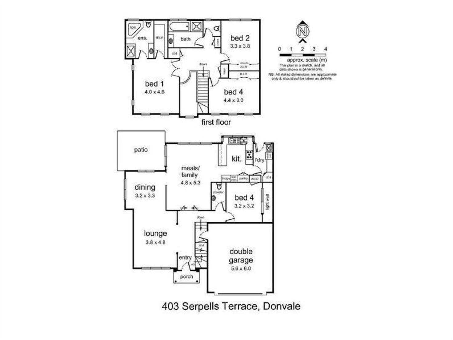 Floorplan of Homely house listing, 403 Serpells Terrace, Donvale VIC 3111