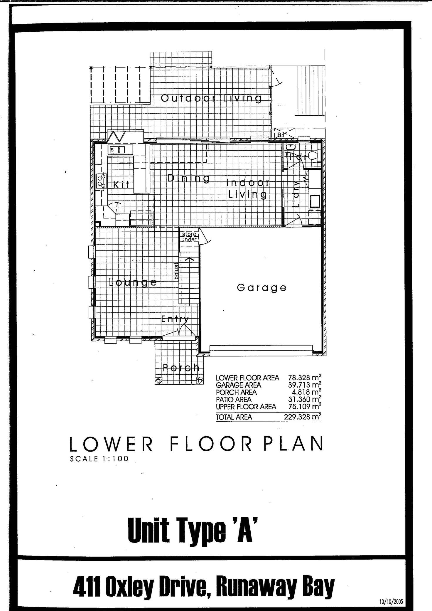 Floorplan of Homely townhouse listing, 5/411 Oxley Drive, Runaway Bay QLD 4216