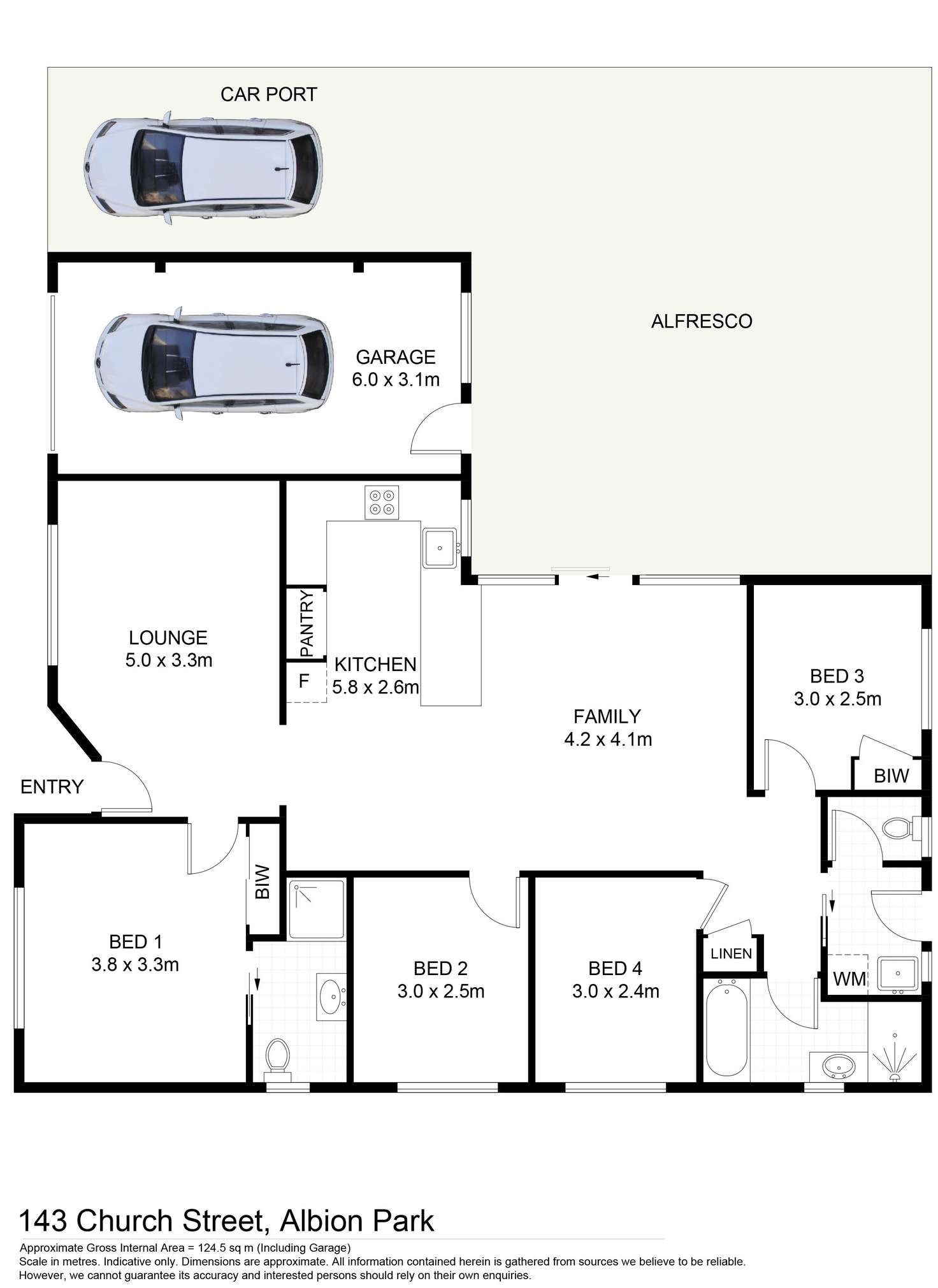Floorplan of Homely house listing, 143 Church Street, Albion Park NSW 2527