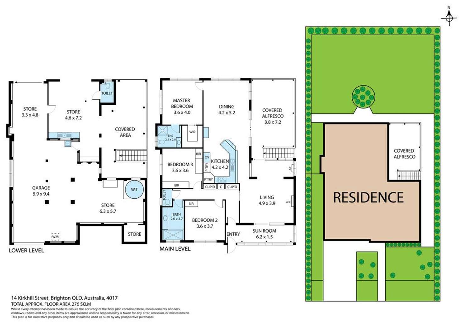 Floorplan of Homely house listing, 14 Kirkhill Street, Brighton QLD 4017
