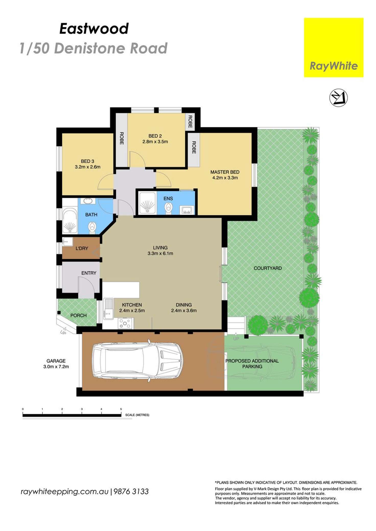 Floorplan of Homely townhouse listing, 1/50 Denistone Road, Eastwood NSW 2122