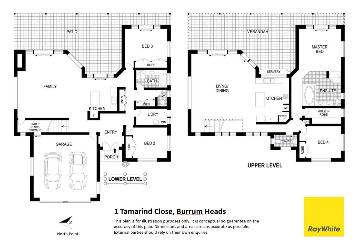 Floorplan of Homely house listing, 1 Tamarind Close, Burrum Heads QLD 4659