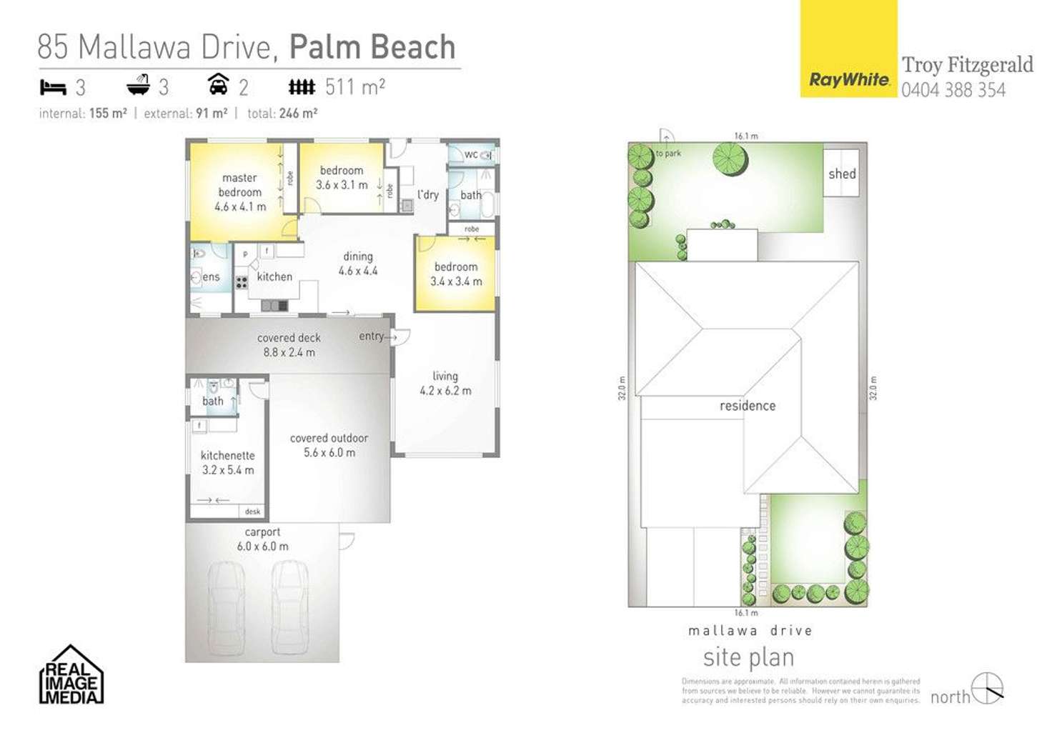 Floorplan of Homely house listing, 85 Mallawa Drive, Palm Beach QLD 4221