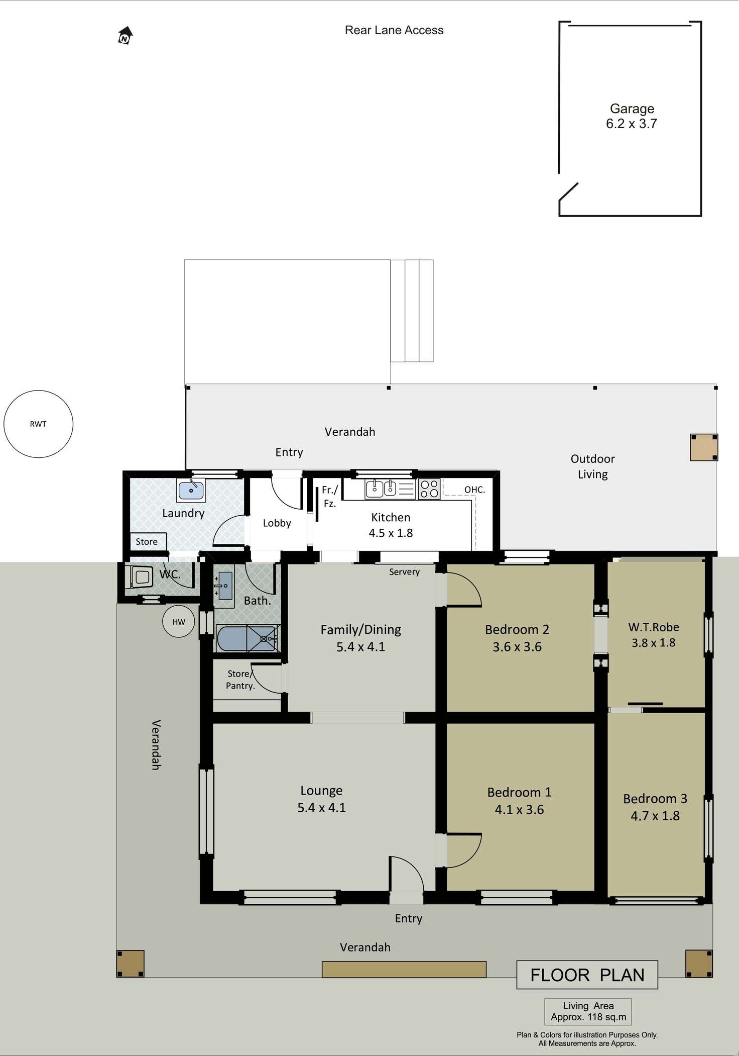 Floorplan of Homely house listing, 30 Laffer Street, Barmera SA 5345