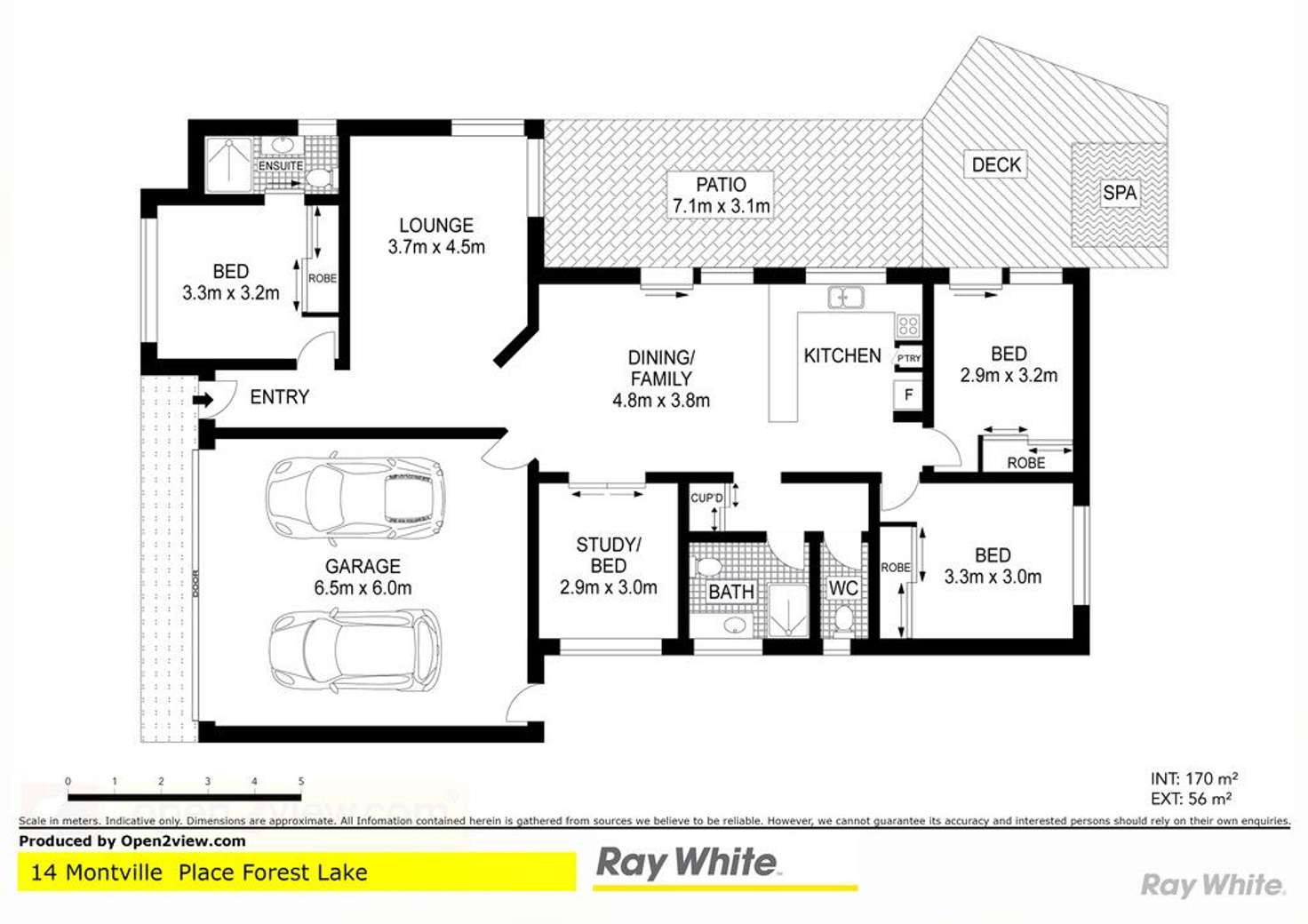 Floorplan of Homely house listing, 14 Montville Place, Forest Lake QLD 4078