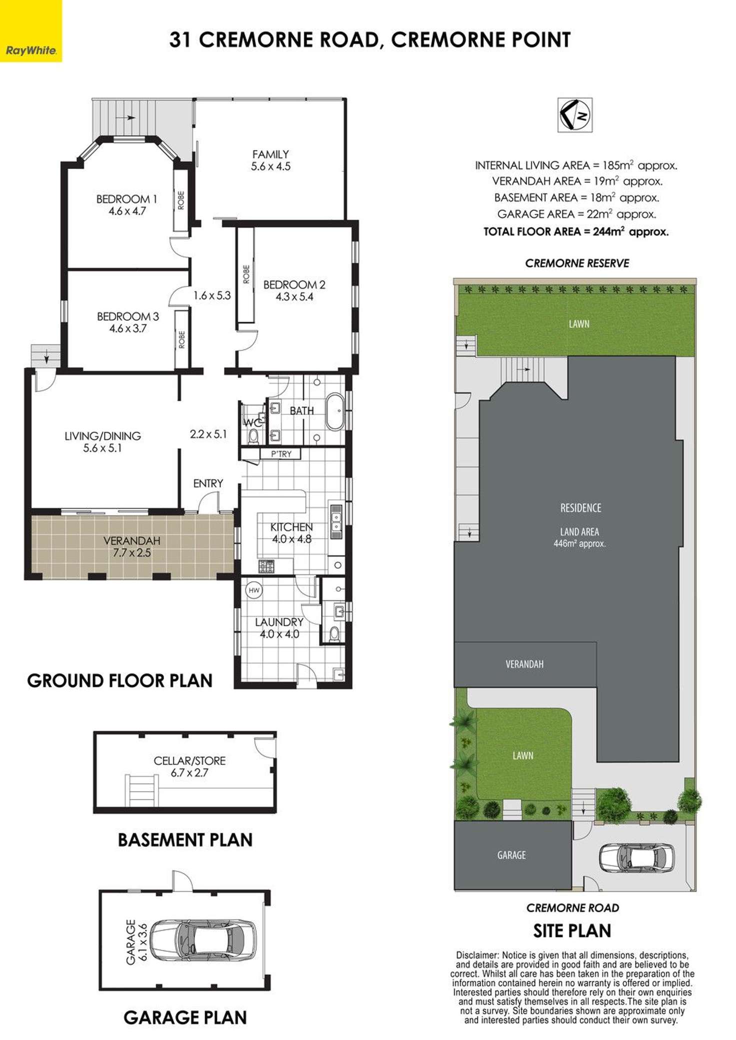Floorplan of Homely house listing, 31 Cremorne Road, Cremorne Point NSW 2090