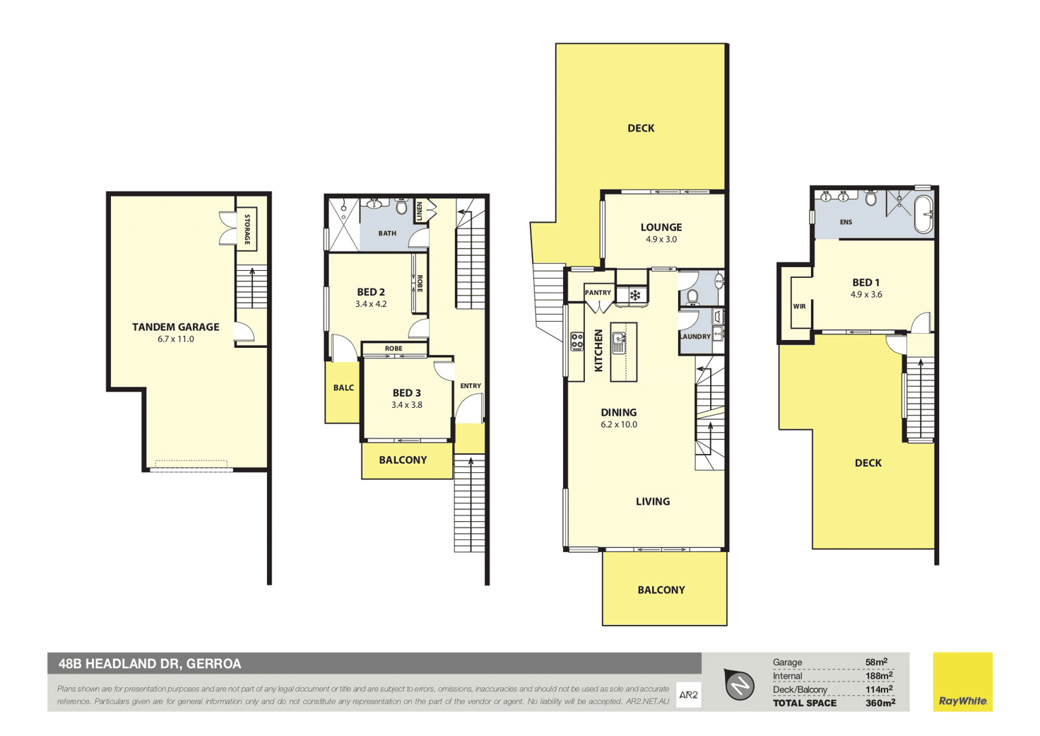 Floorplan of Homely house listing, 48A Headland Drive, Gerroa NSW 2534