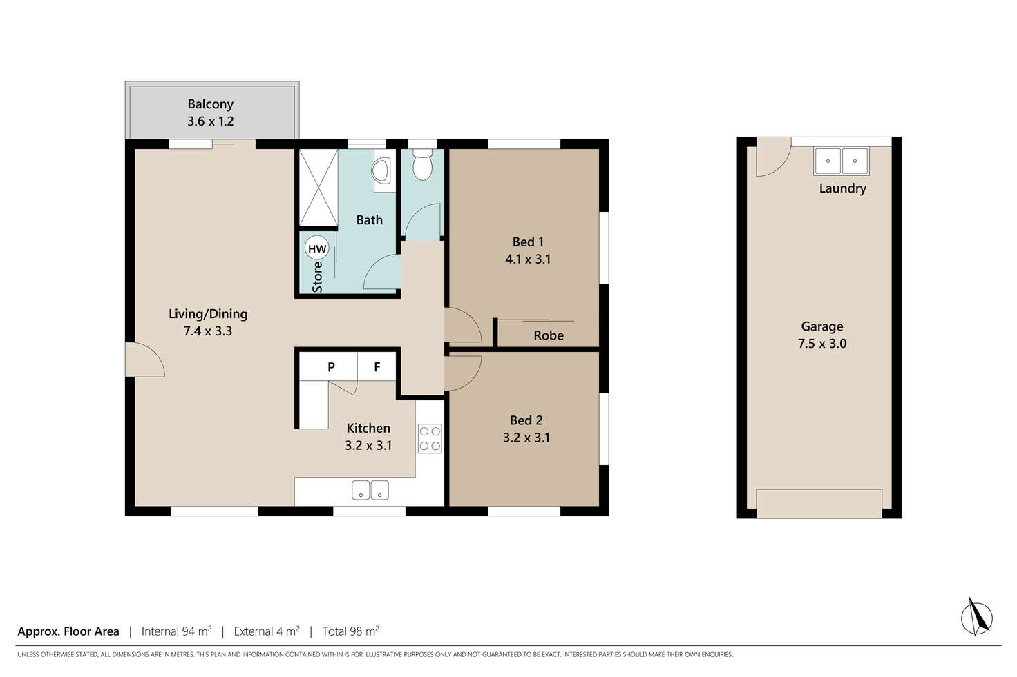 Floorplan of Homely unit listing, 6/49 Abereligh Road, Herston QLD 4006