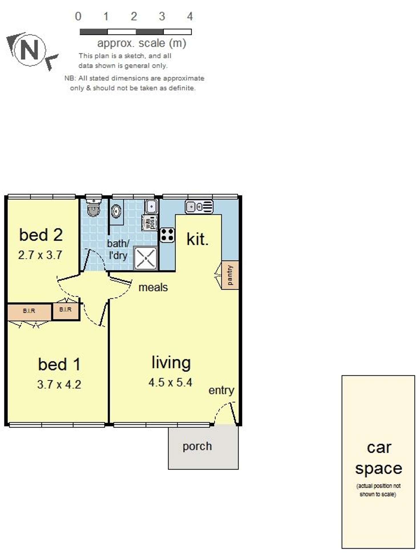 Floorplan of Homely unit listing, 6/20 Ashby Way, Kilsyth VIC 3137
