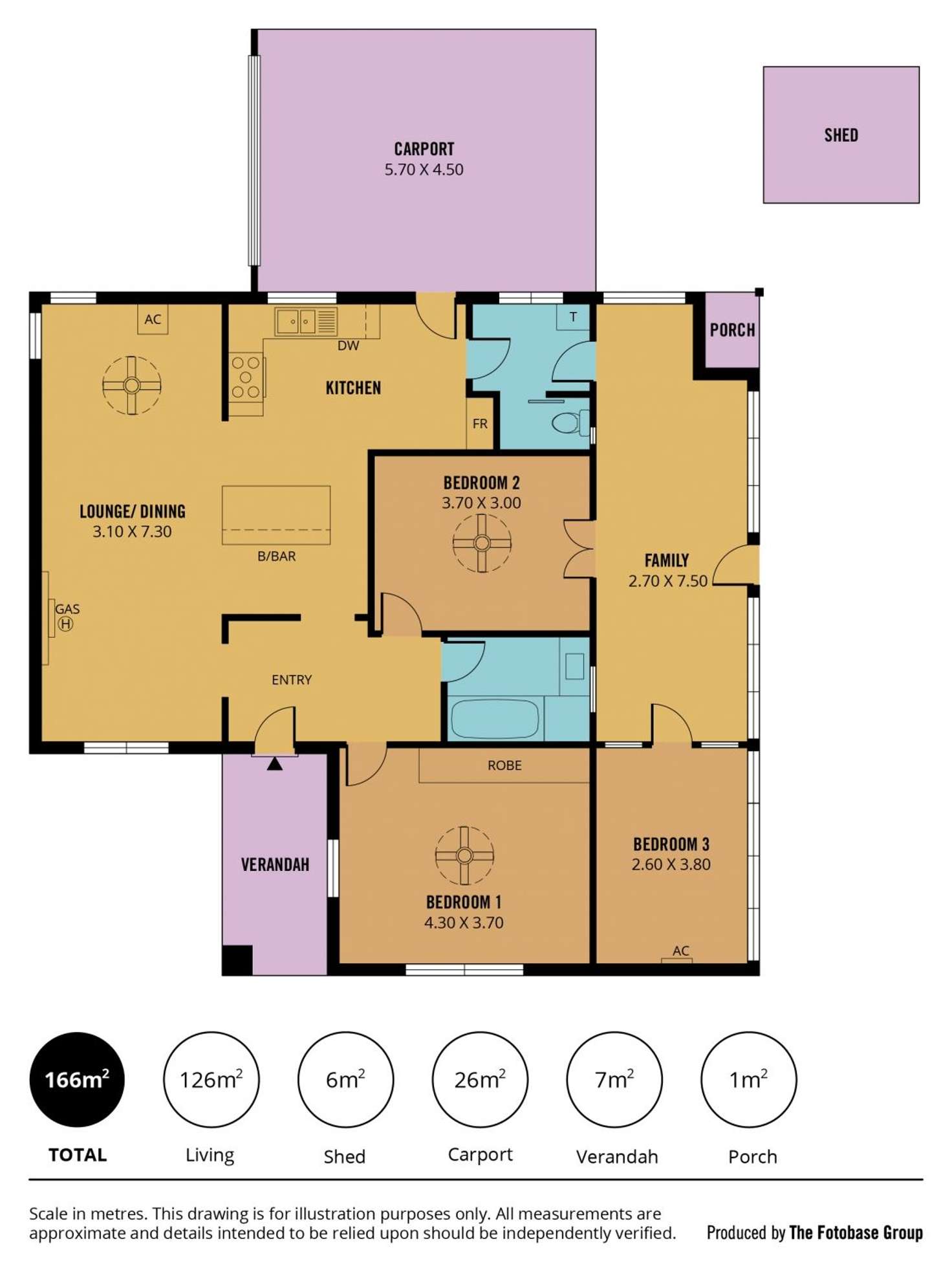 Floorplan of Homely house listing, 74 Main Street, Beverley SA 5009