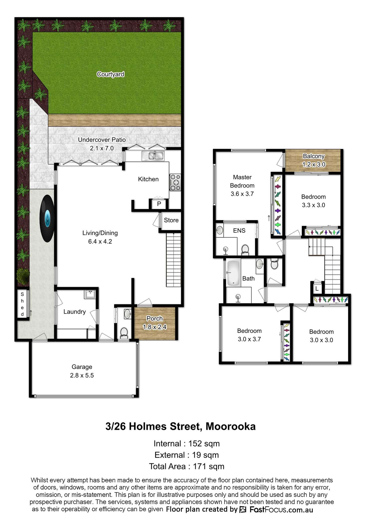 Floorplan of Homely unit listing, 3/26 Holmes Street, Moorooka QLD 4105