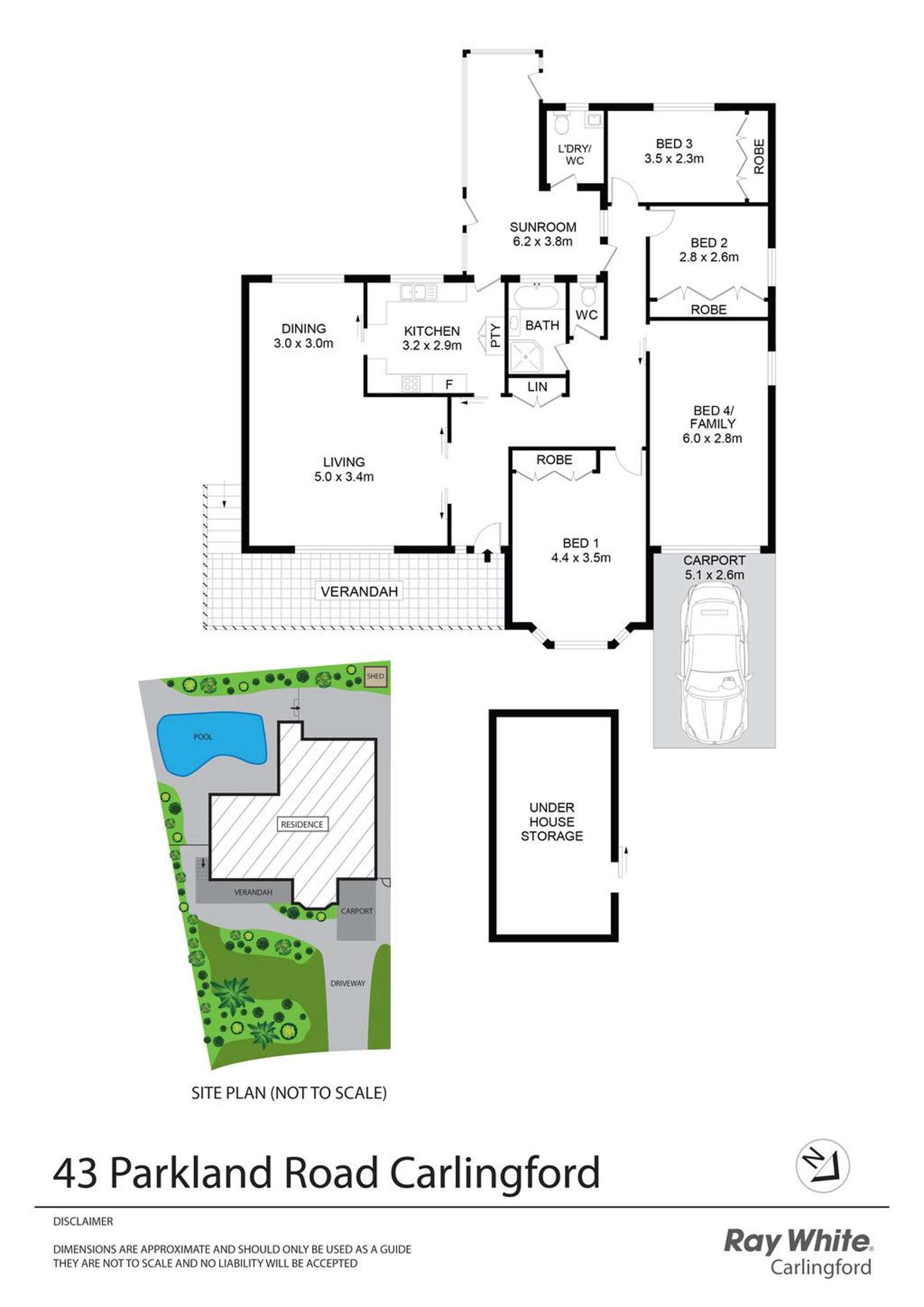 Floorplan of Homely house listing, 43 Parkland Road, Carlingford NSW 2118