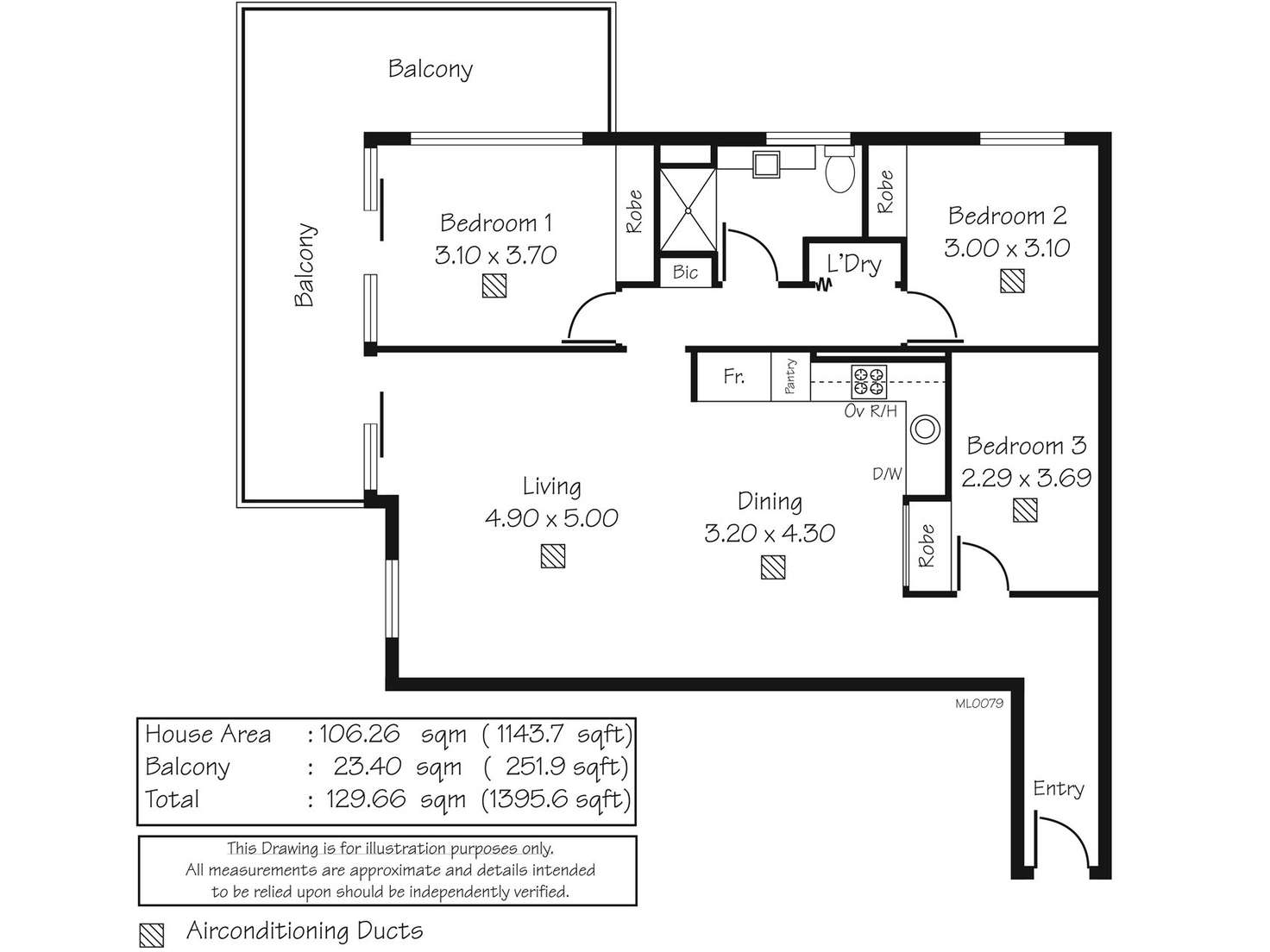Floorplan of Homely apartment listing, 201/1-5 Euston Walk, Mawson Lakes SA 5095